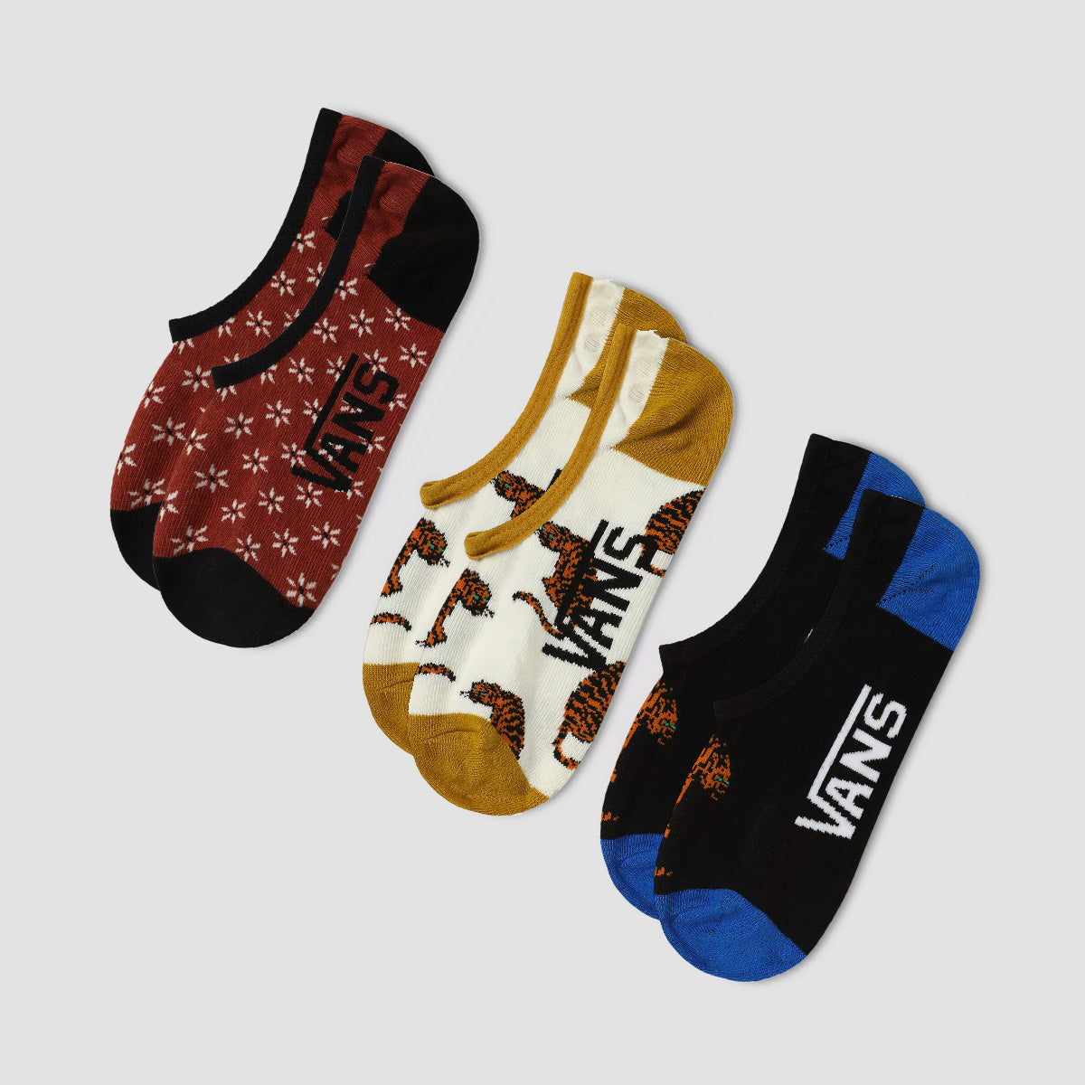 Vans Tiger Floral Canoodles Socks 3 Pack Multi - Womens