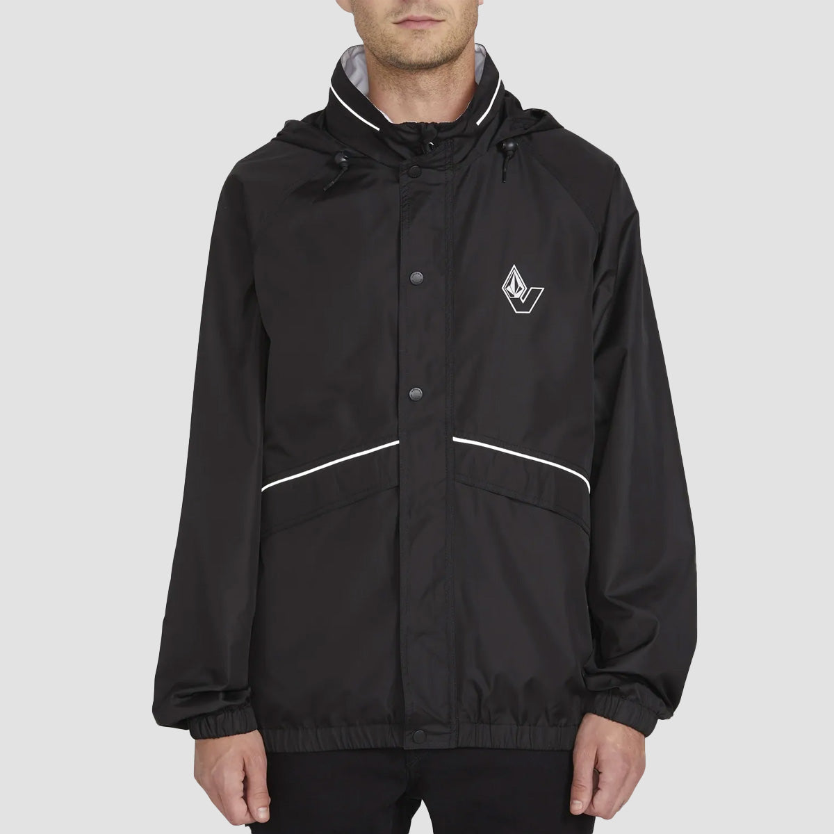 Volcom CJ Collins Windbreaker Jacket Black