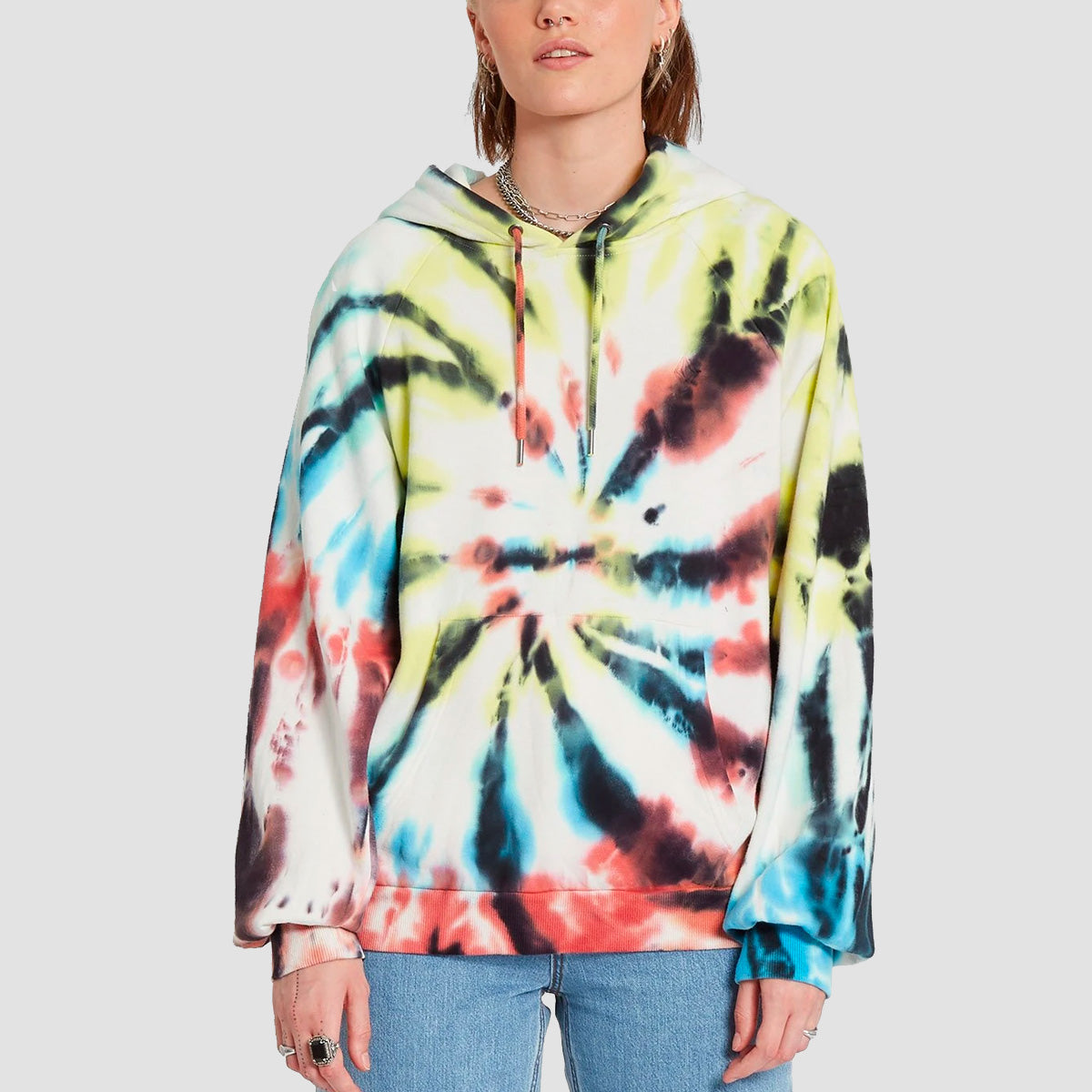 Volcom Galactic Stone Pullover Hoodie Multi - Womens