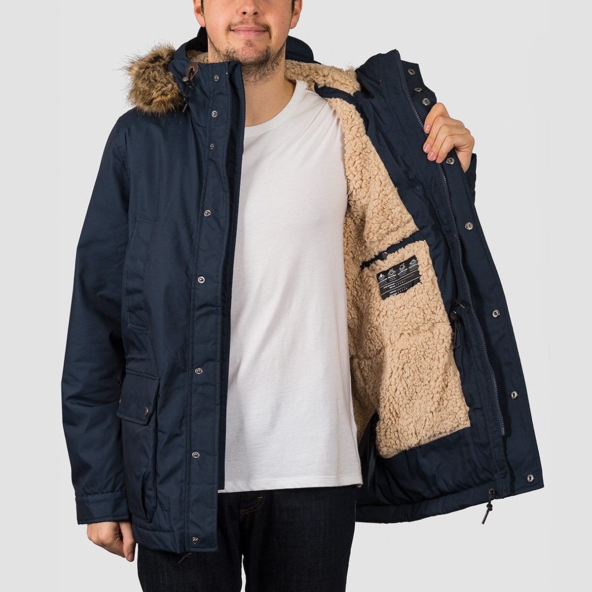Volcom Lidward 5K Jacket Navy - Clothing