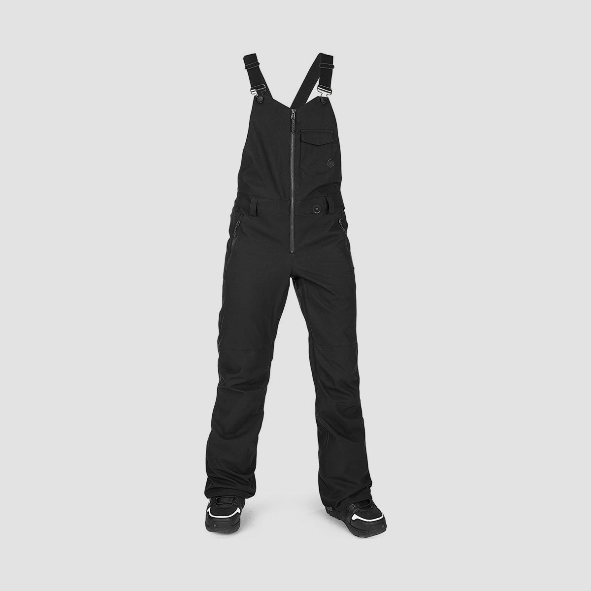 Volcom Swift Snow Bib Overalls Black Womens