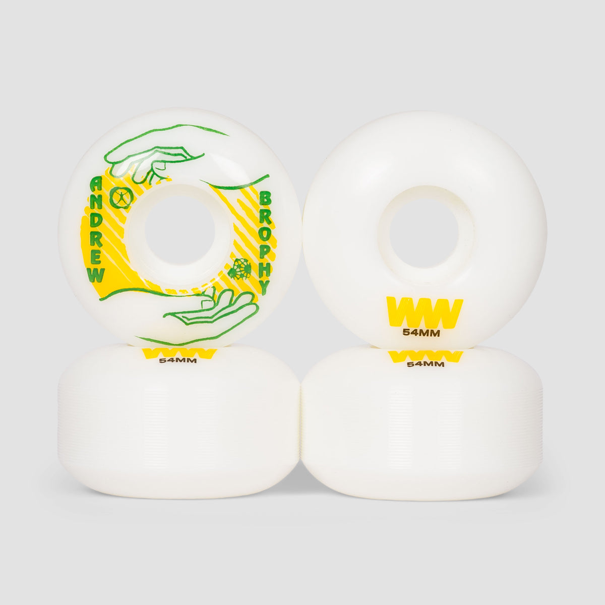 Wayward Andrew Brophy Classic Shape Skateboard Wheels 54mm