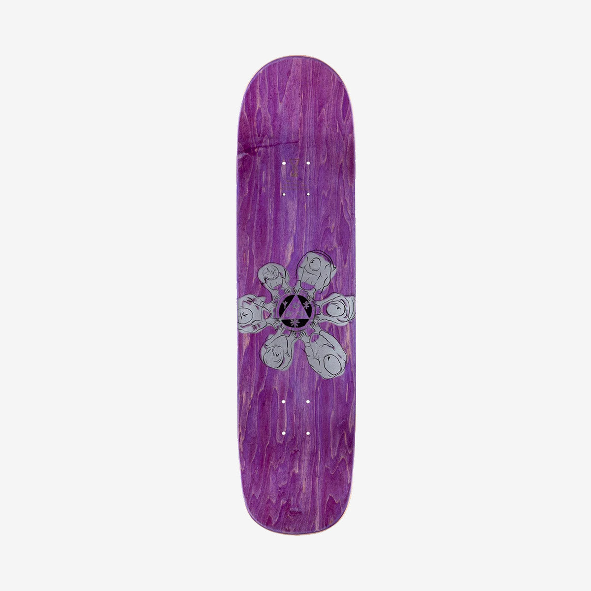 Welcome Hooter Shooter on Bunyip Skateboard Deck Various Stains - 8"