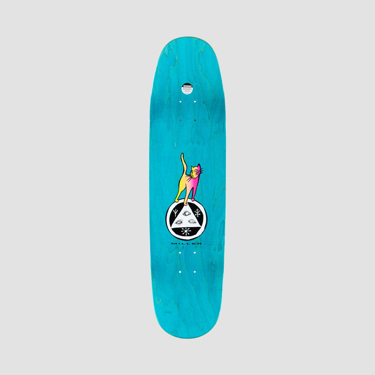 Welcome Left Eye on Catblood 2.0 Chris Miller Skateboard Deck - 8.75"