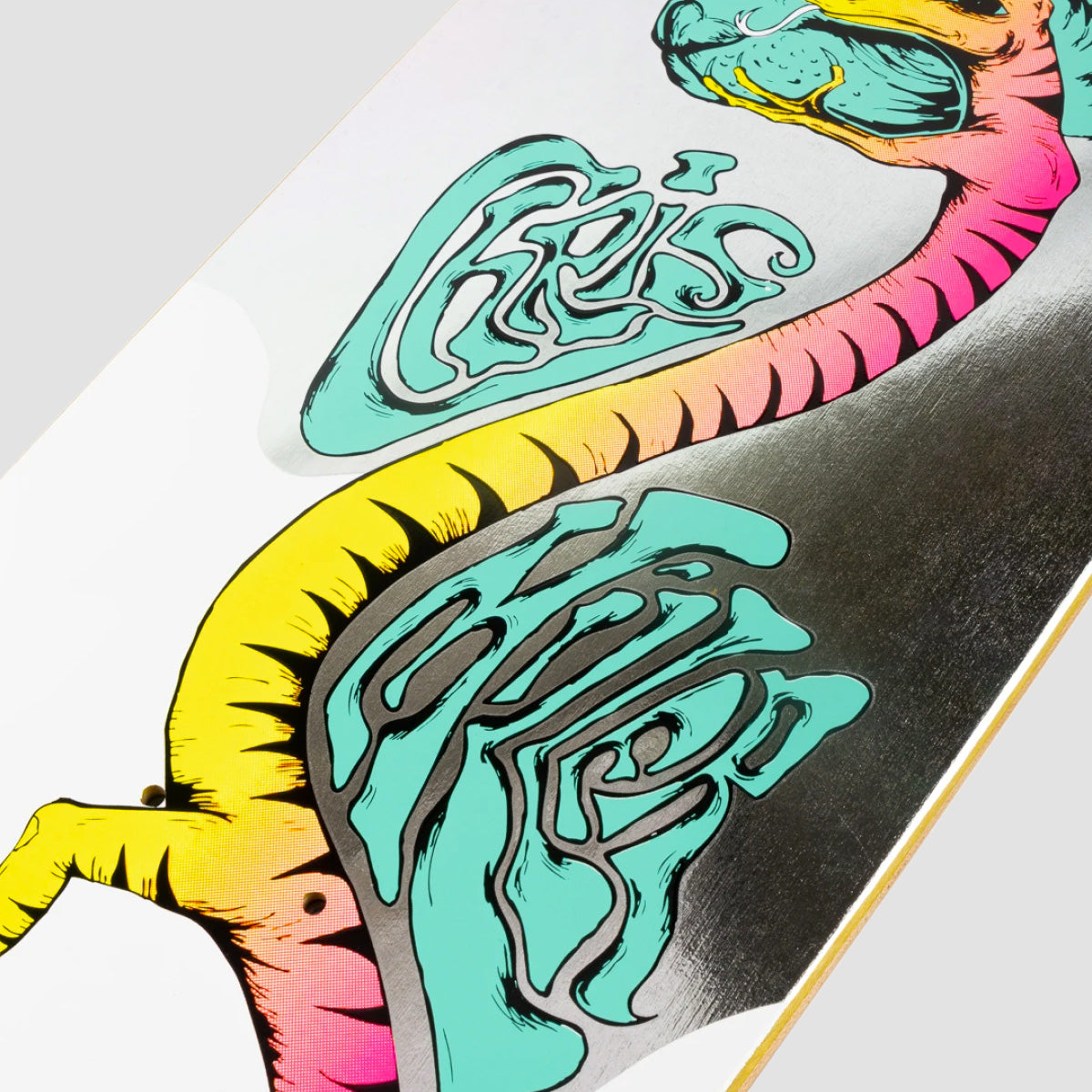 Welcome Left Eye on Catblood 2.0 Chris Miller Skateboard Deck - 8.75"