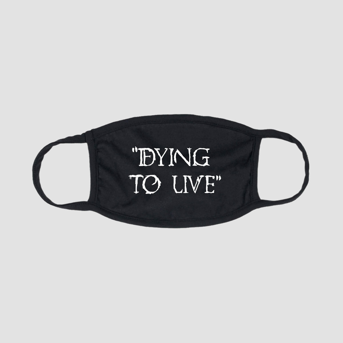 Zero Dying to Live Face Mask Black/White