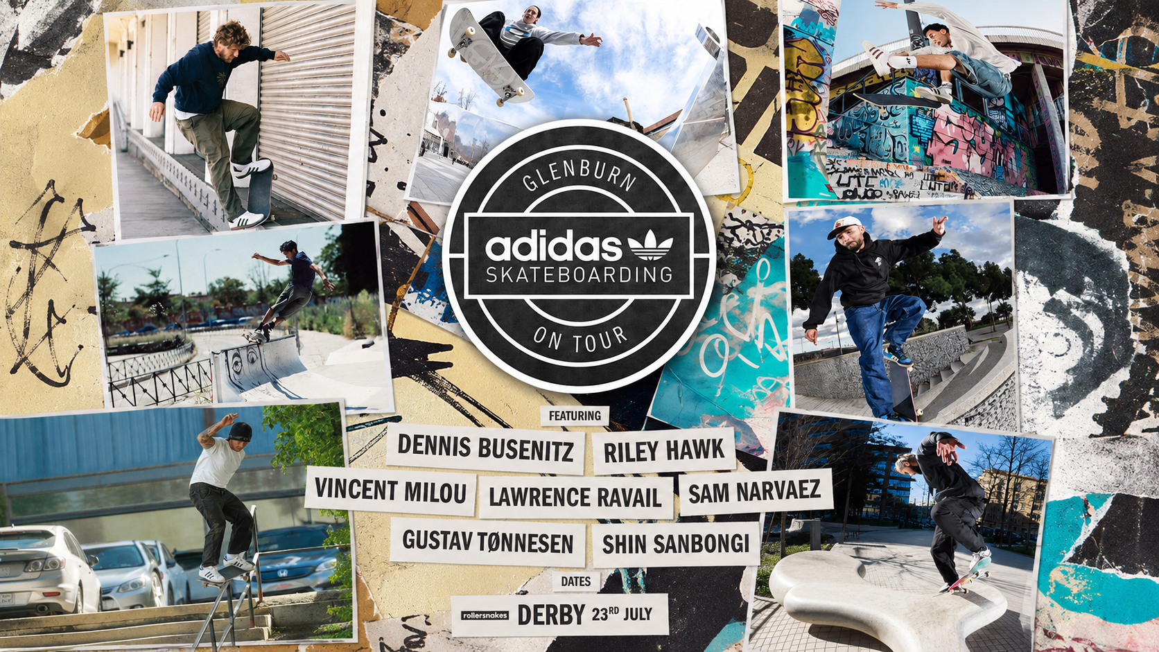 ADIDAS GLENBURN TOUR at Rollersnakes - July 23rd!