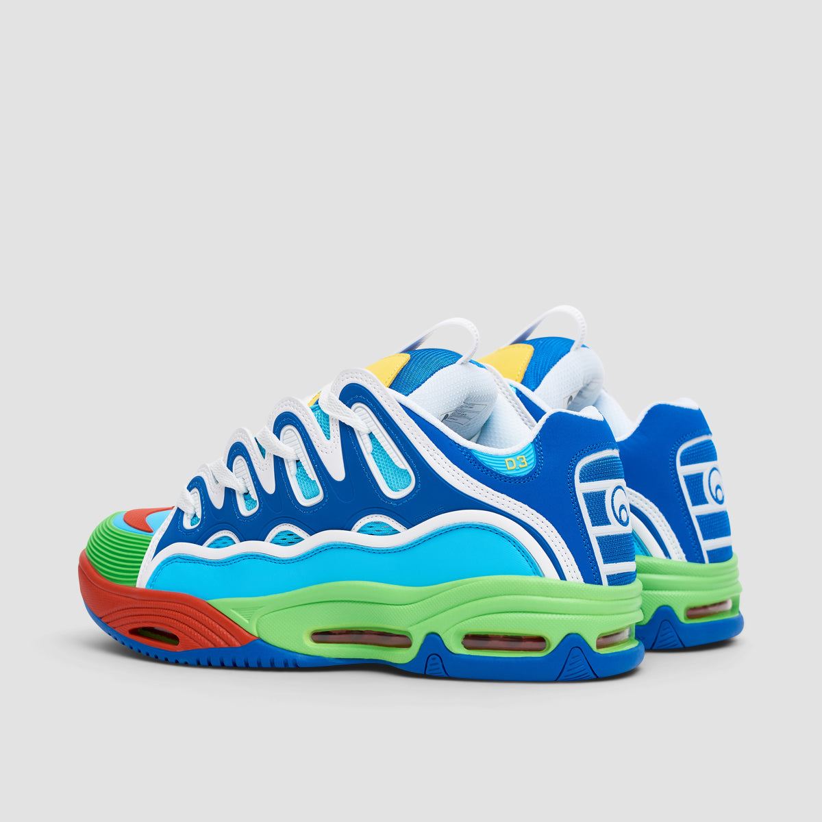Osiris D3 2001 Shoes Blue/Lime/Multi - Main Image