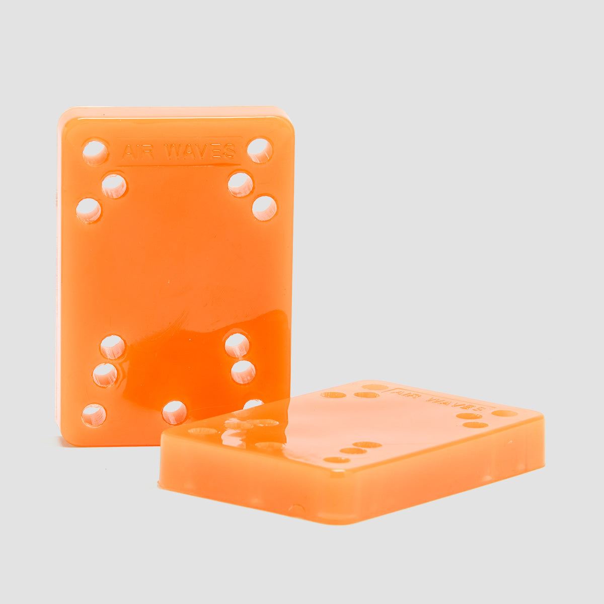 Air Waves Cheese Blocks 1/2" Heel Replacer x2 Orange