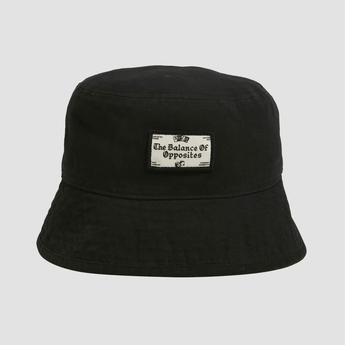 RVCA Vices Reversible Bucket Hat Washed Black