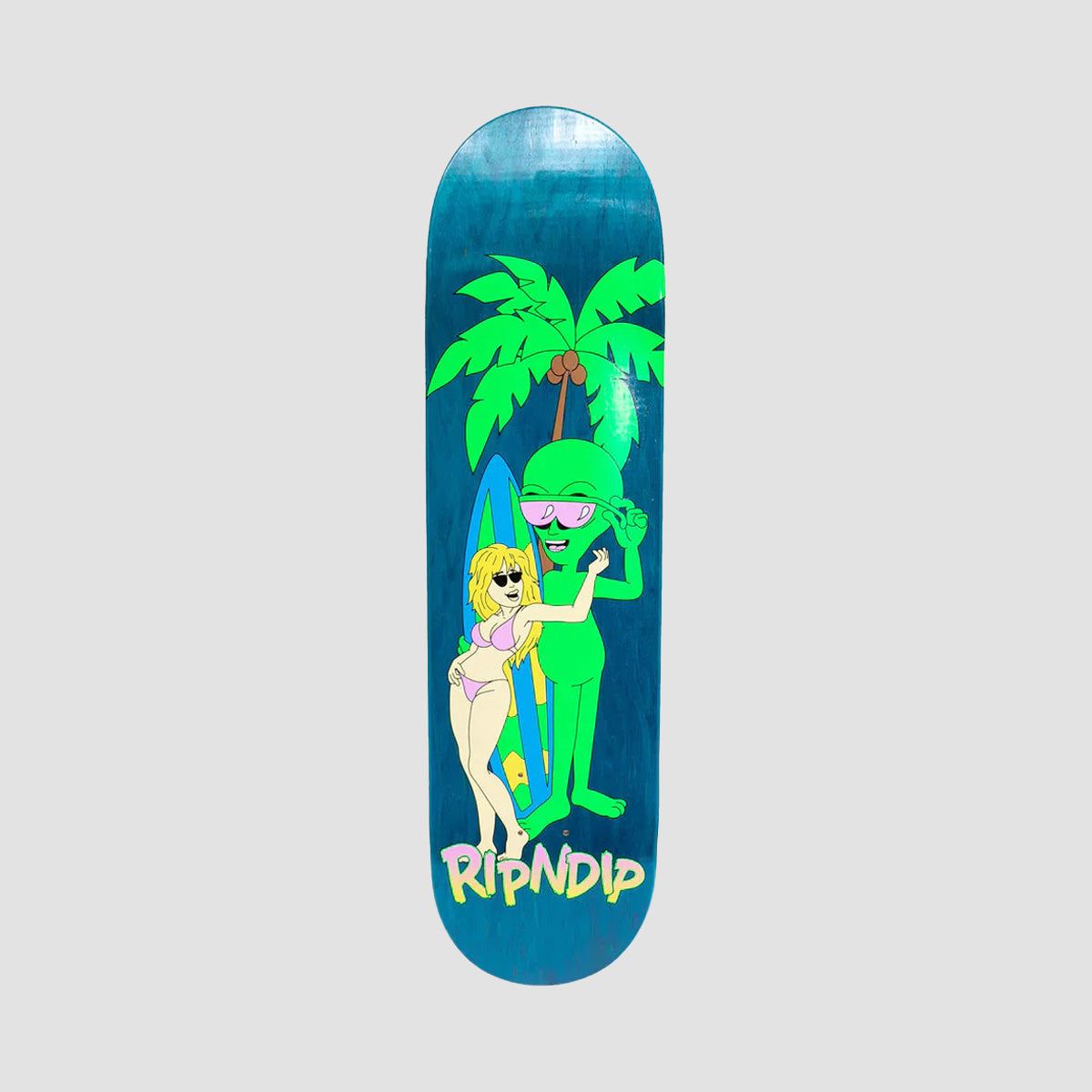 RIPNDIP Beach Boys Skateboard Deck Aqua - 8"