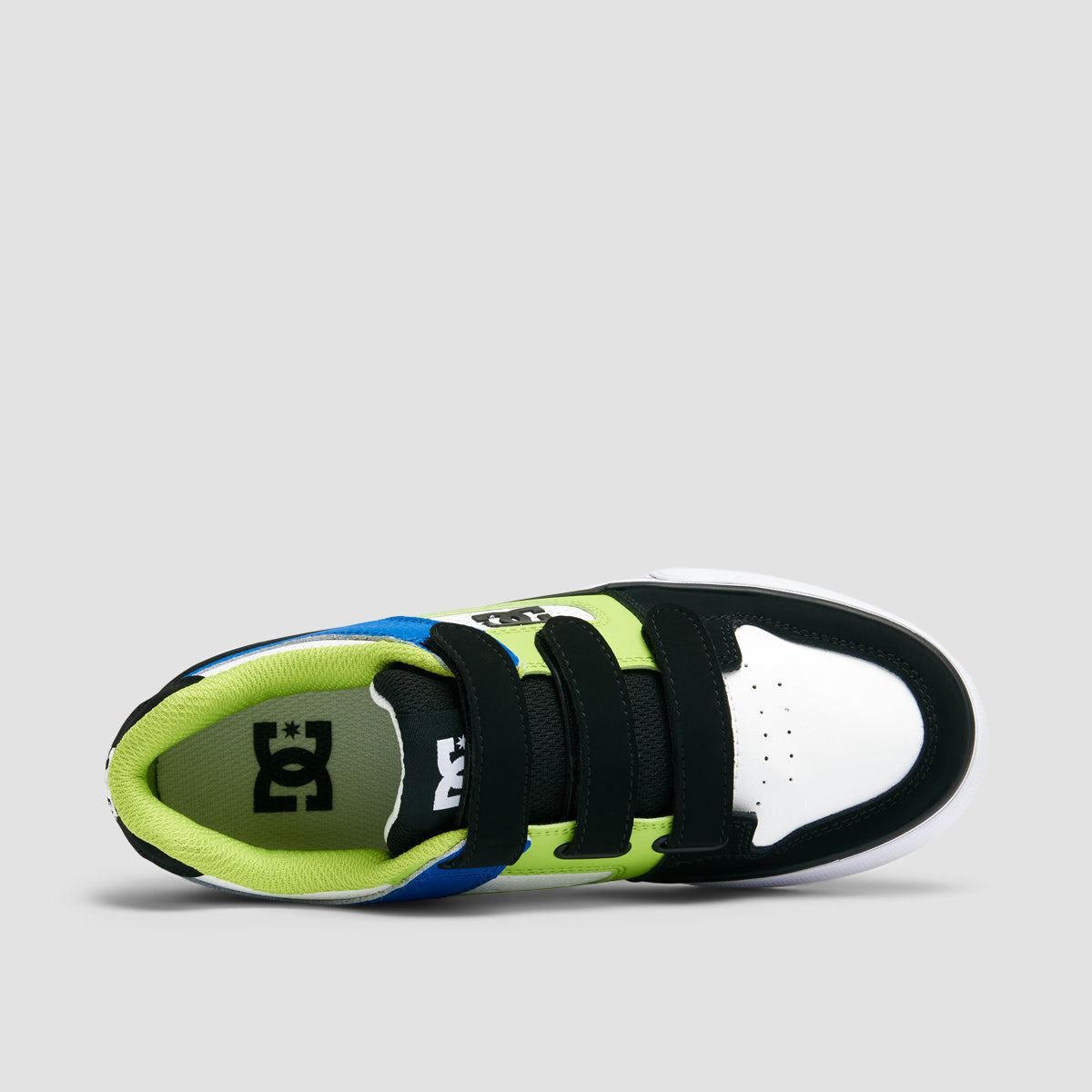 DC Pure V Shoes - Black/Blue/Green - Kids