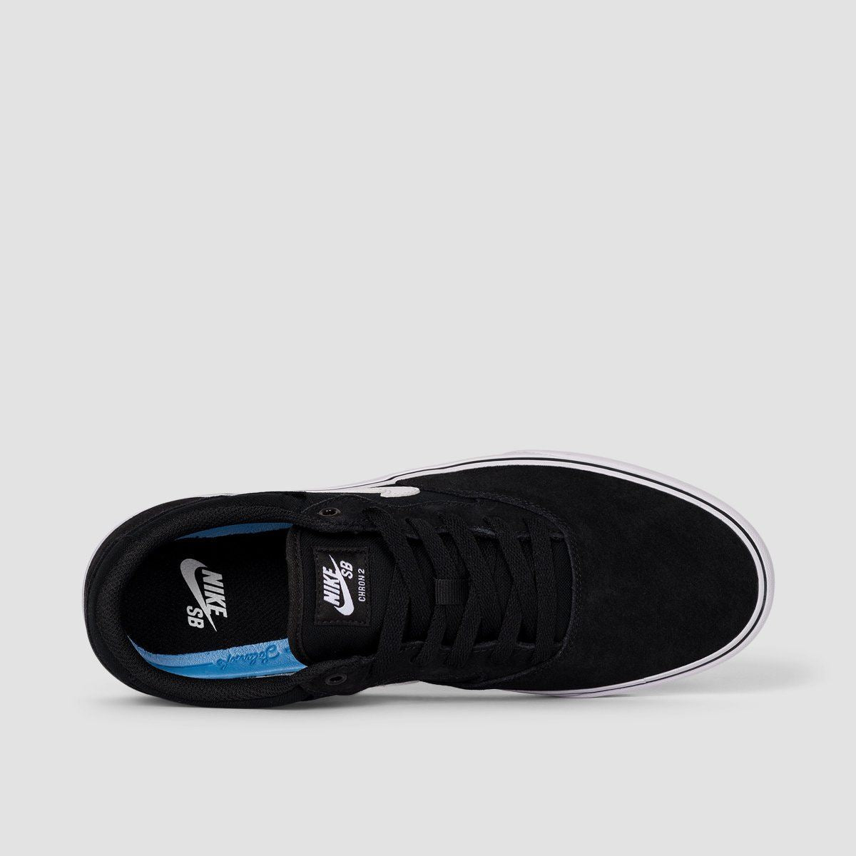 Nike SB Chron 2 Shoes - Black/White/Black