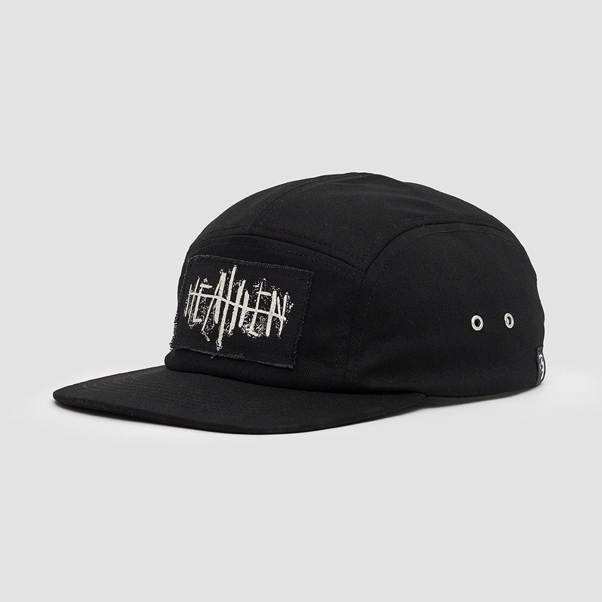 Heathen Arclite Five Panel Cap Black