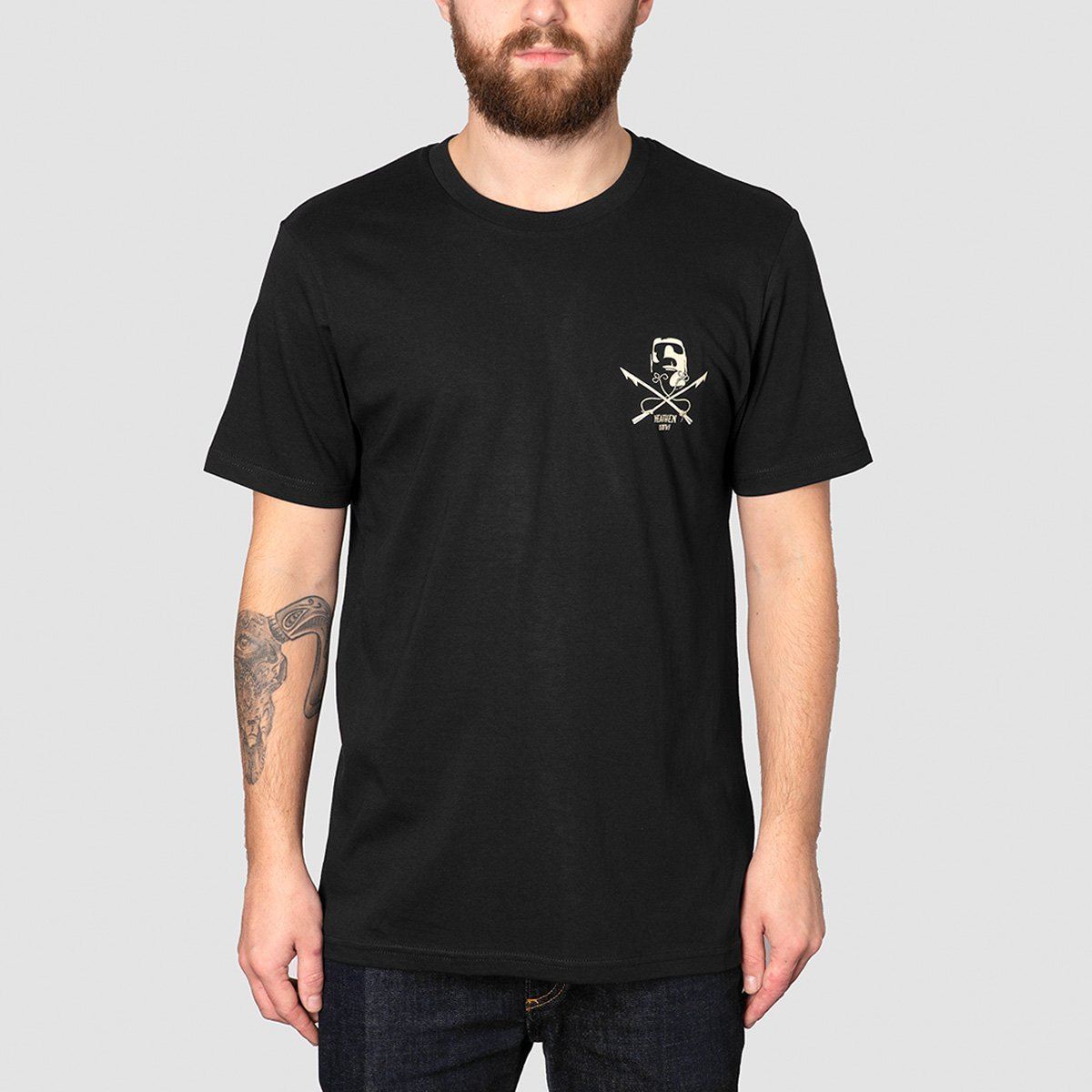 Heathen The Peaquod T-Shirt Black