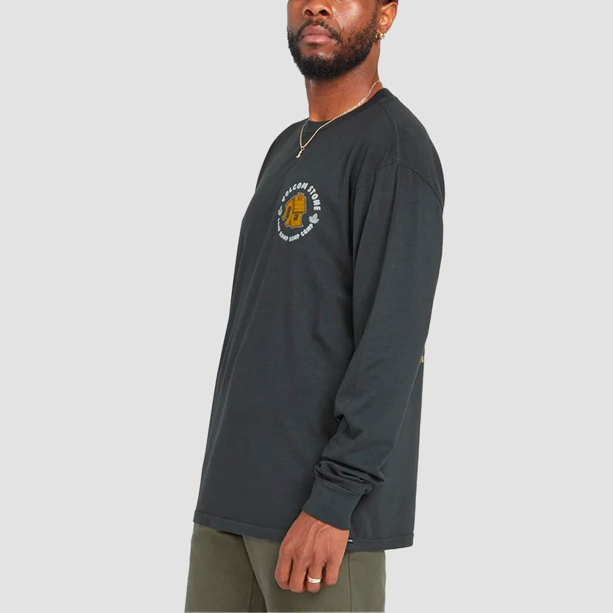 Volcom V Ent Fat Tony Longsleeve T-Shirt Stealth