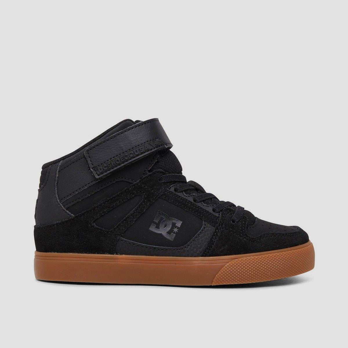 DC Pure HT EV Shoes - Black/Gum - Kids