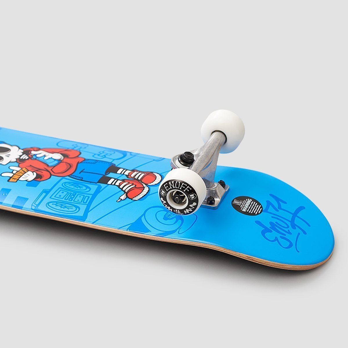 Enuff Skully Mini Skateboard Blue - 7.25"
