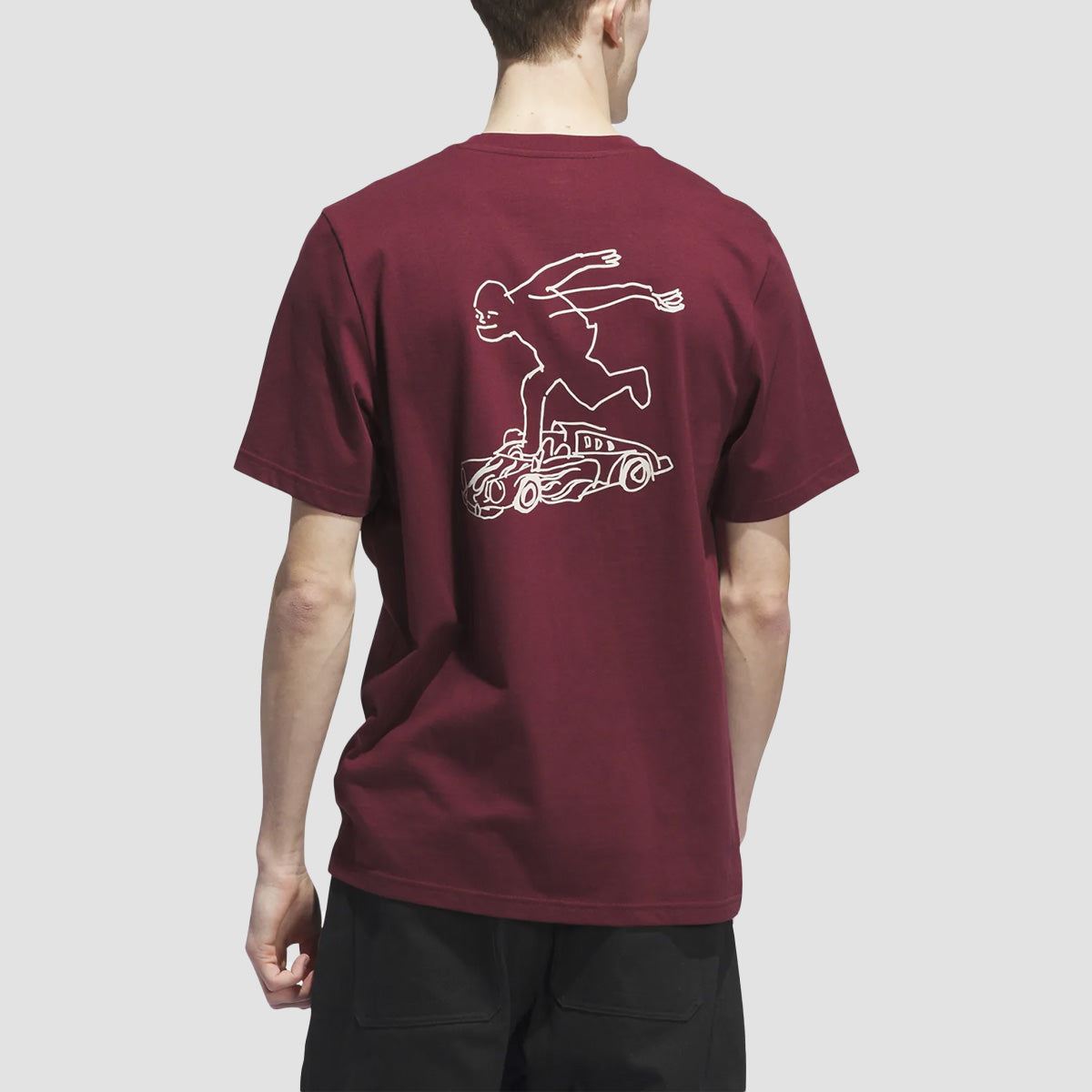 adidas Shmoofoil Gonz Speedy T-Shirt (Gender Neutral) Shadow Red/Alumina