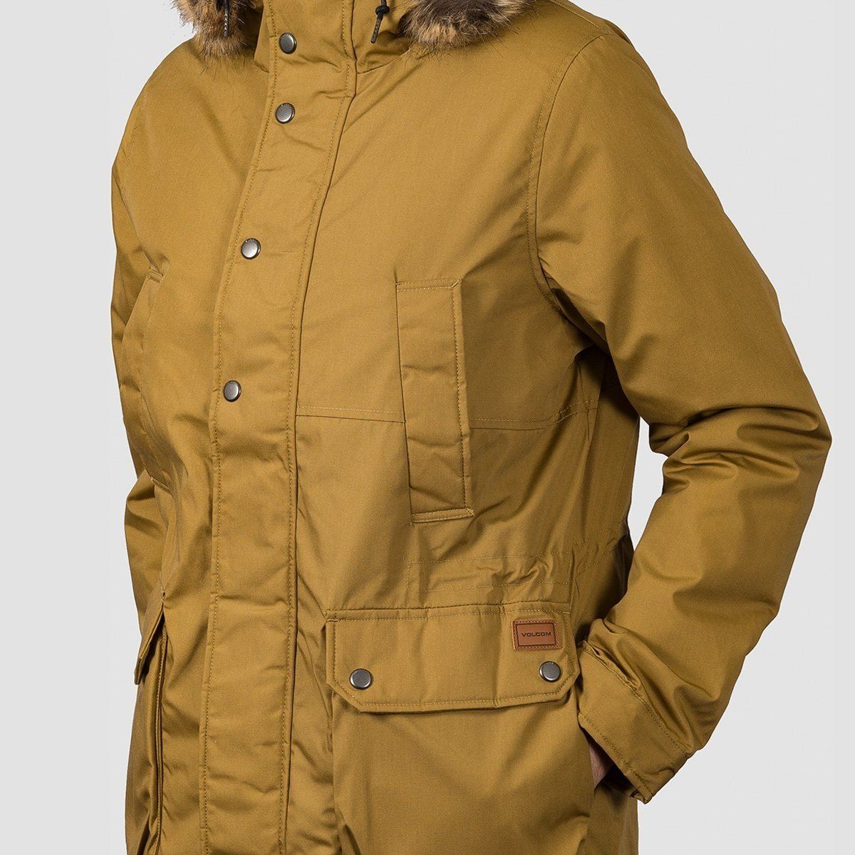 Volcom Lidward 5K Jacket Dark Khaki