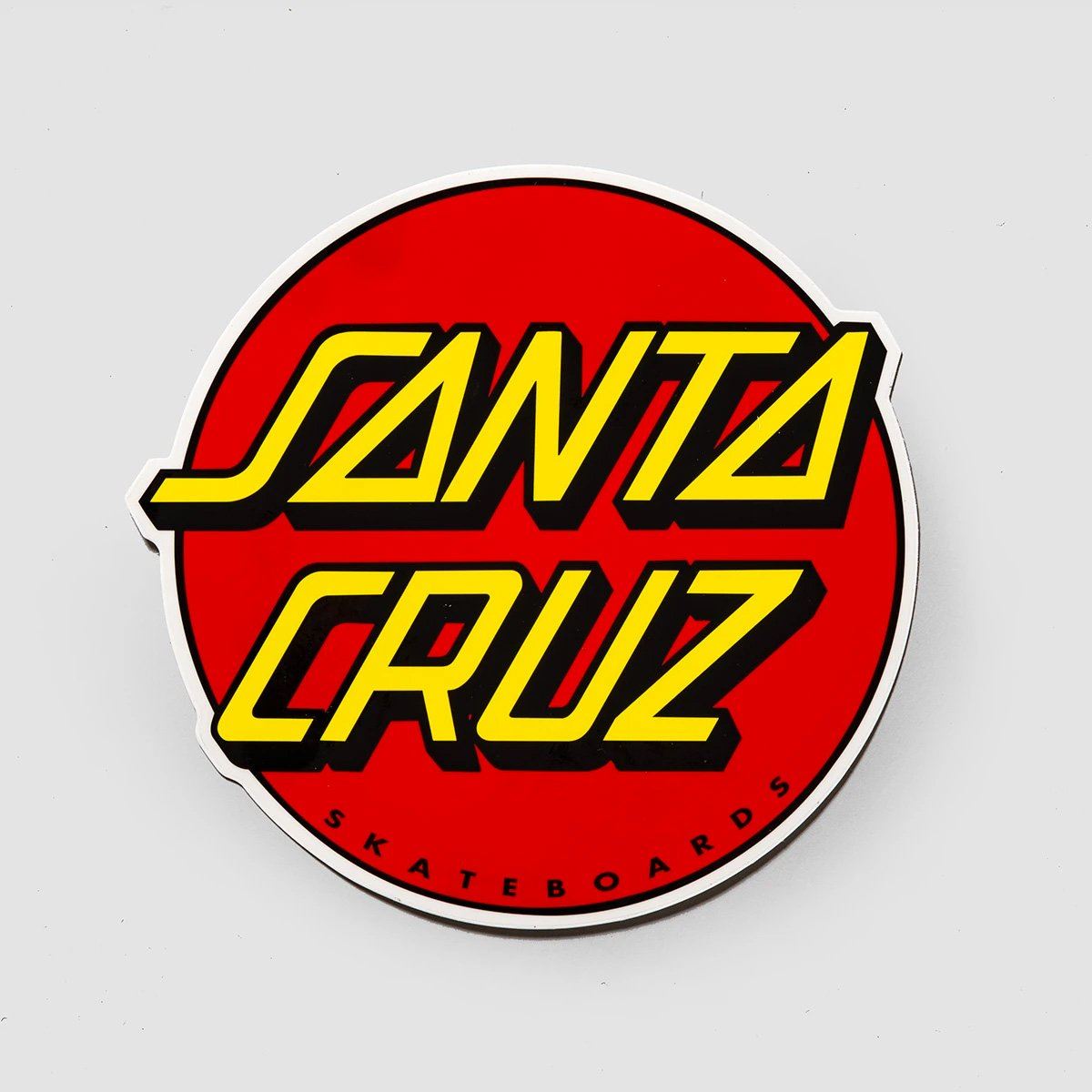 Santa Cruz Classic Dot Sticker Red 80mm