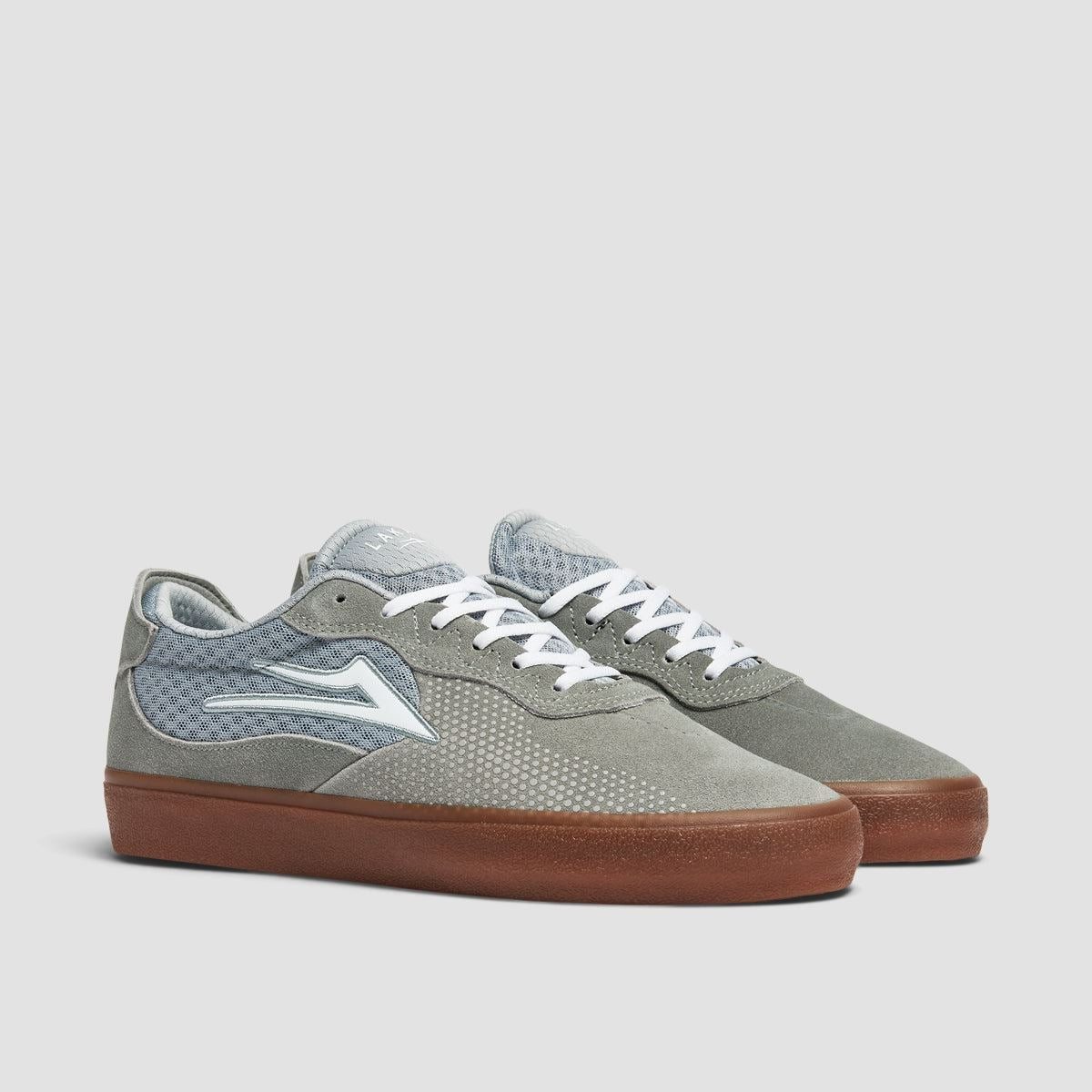 Lakai Essex Shoes - Light Grey/Gum Suede