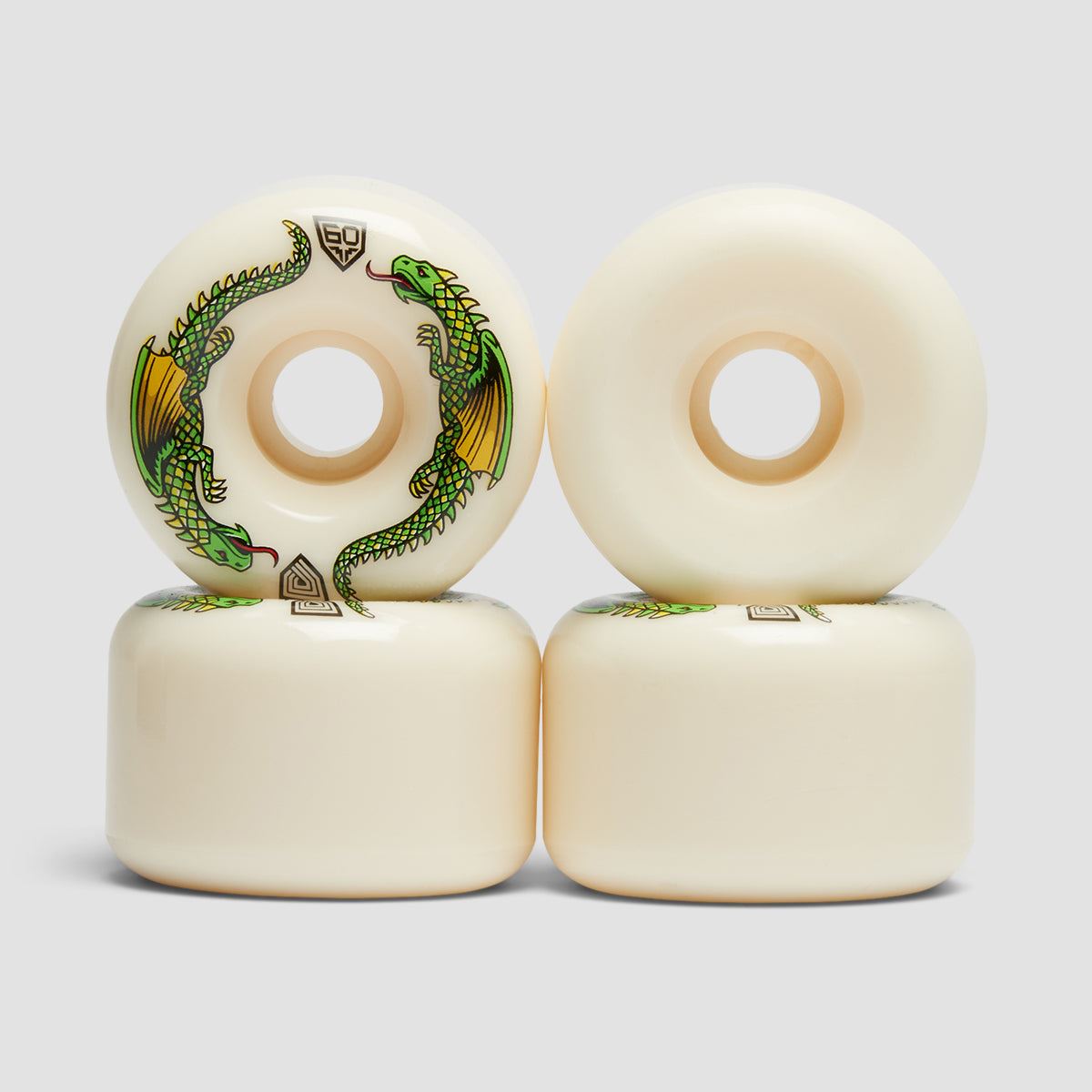 Powell Peralta Dragon Formula 93A Bomber Skateboard Wheels Off White 60x40mm