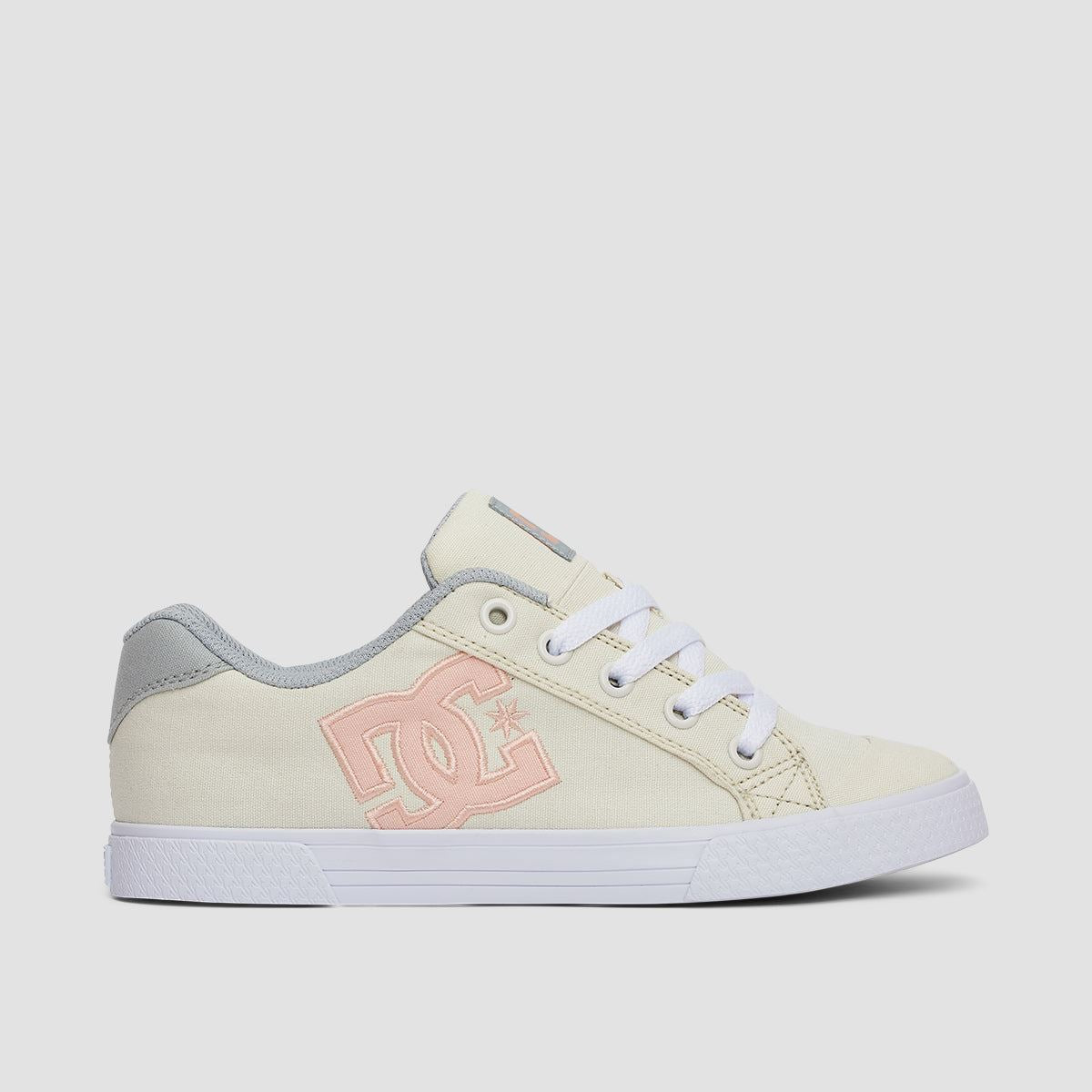 DC Chelsea Shoes - Grey/Pink - Womens