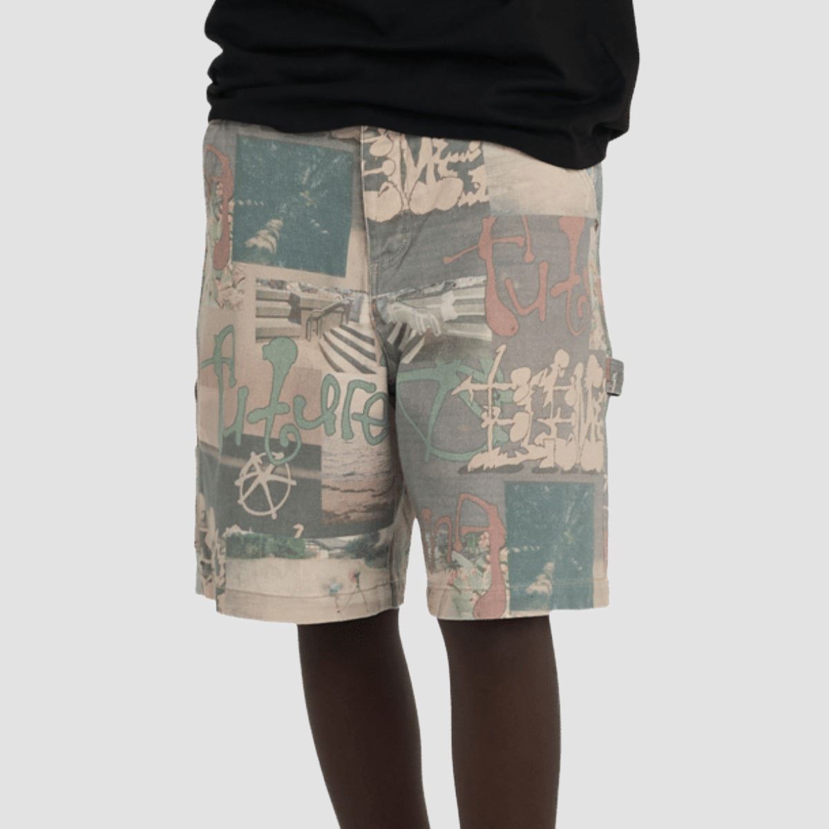 Element Big Carpenter Denim Shorts Scenes Washed