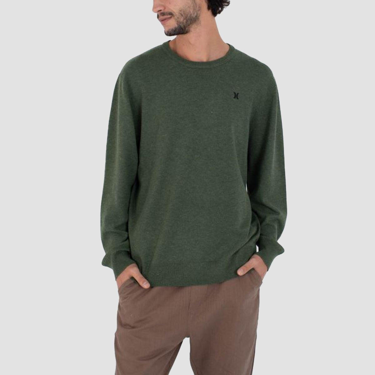 Hurley Icon Light Knit Sweater Cargo