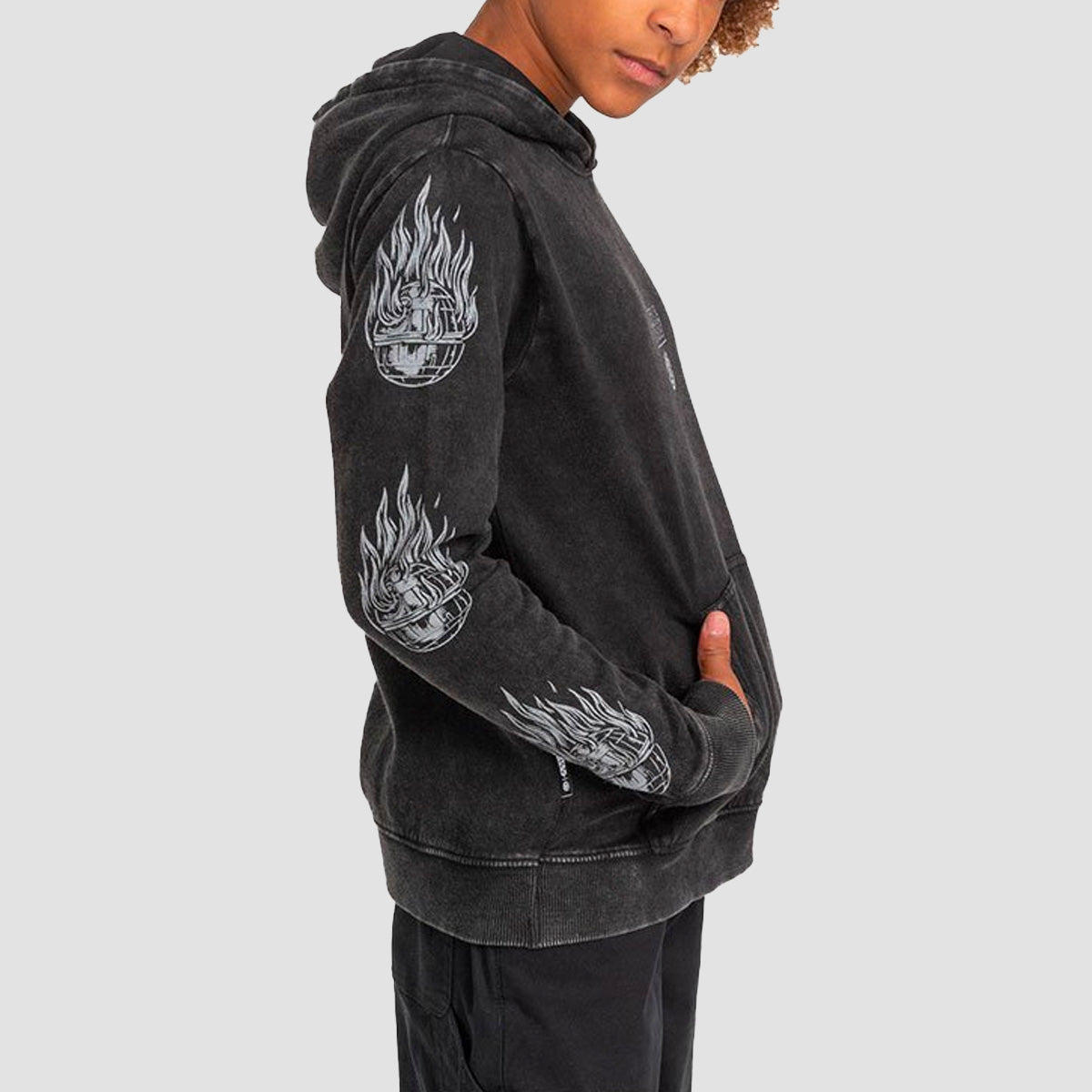 Element X Star Wars Deathstar Pullover Hoodie Washed Black - Kids