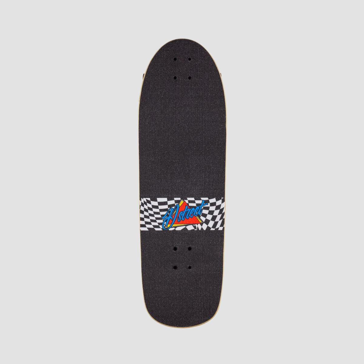 D Street Surfskate Check Warp Cruiser Skateboard - 10"