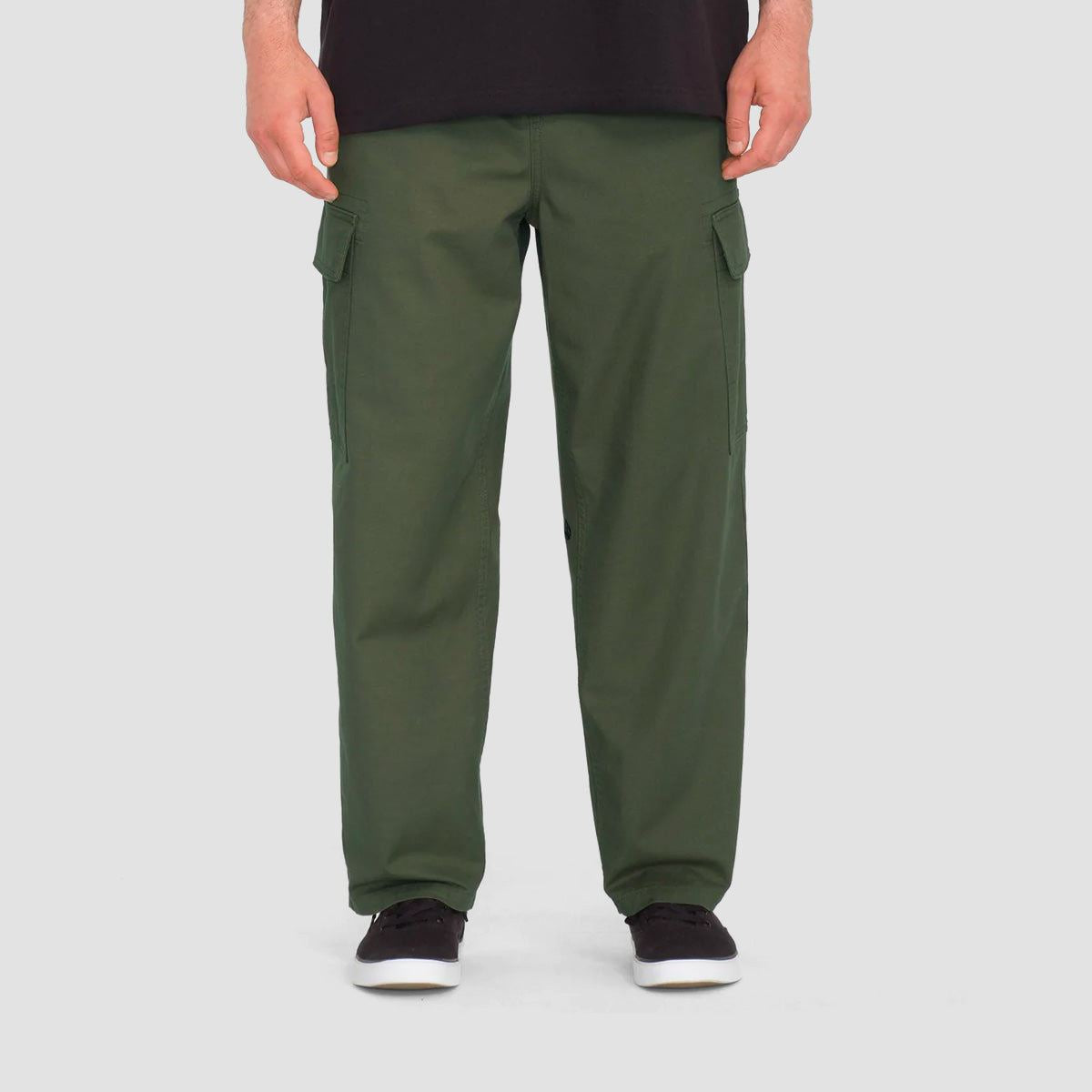 Volcom Billow Tapered EW Cargo Pants Squadron Green