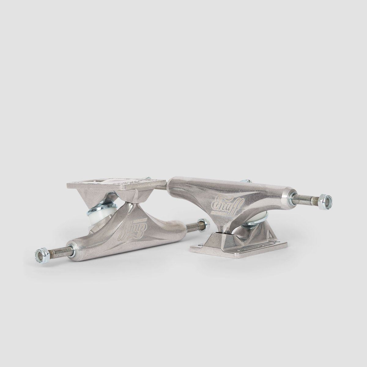 Enuff Decade Pro Satin 129 Skateboard Trucks 1 Pair Raw/Raw - 7.6"