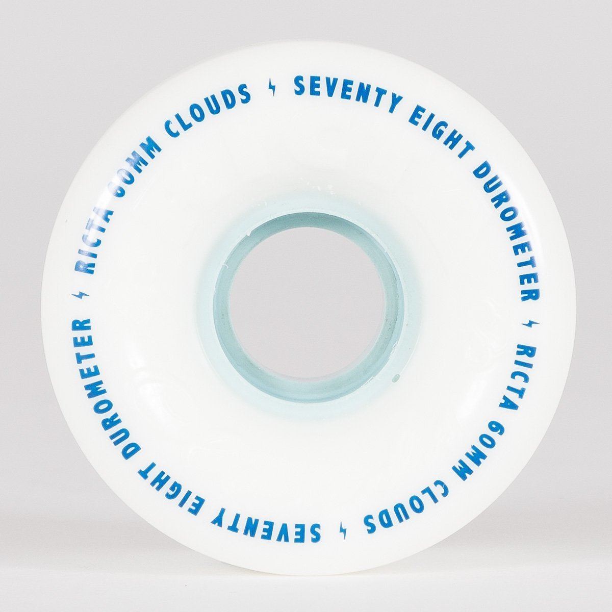 Ricta Clouds 78a Skateboard Wheels White/Blue 60mm