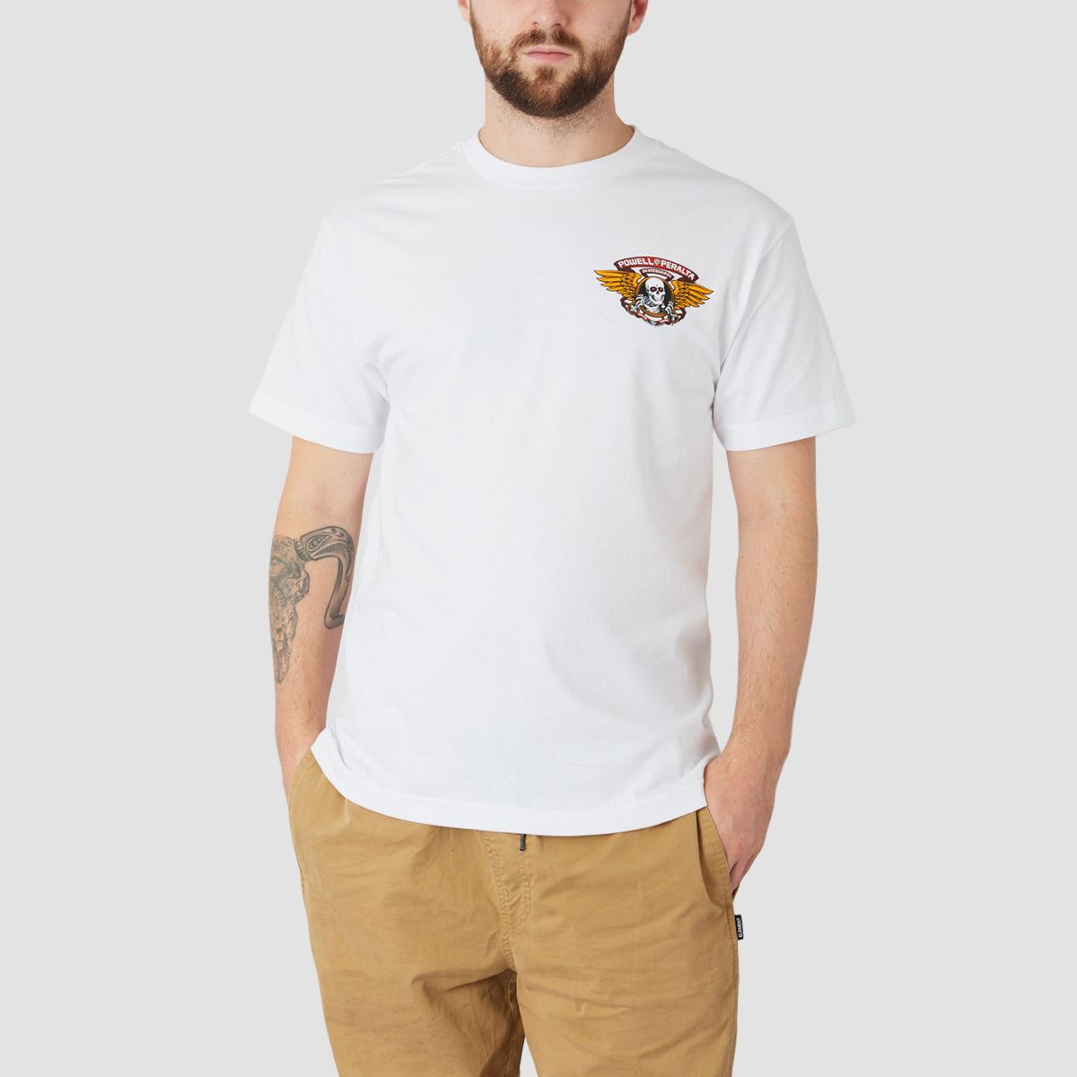 Powell Peralta Winged Ripper T-Shirt White