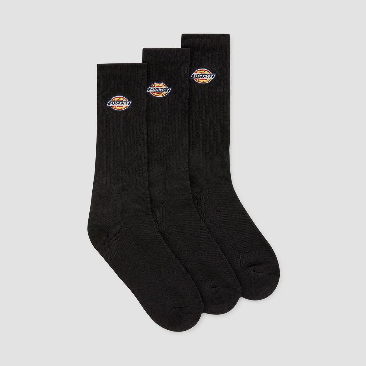 Dickies Valley Grove Socks 3 Pack Black