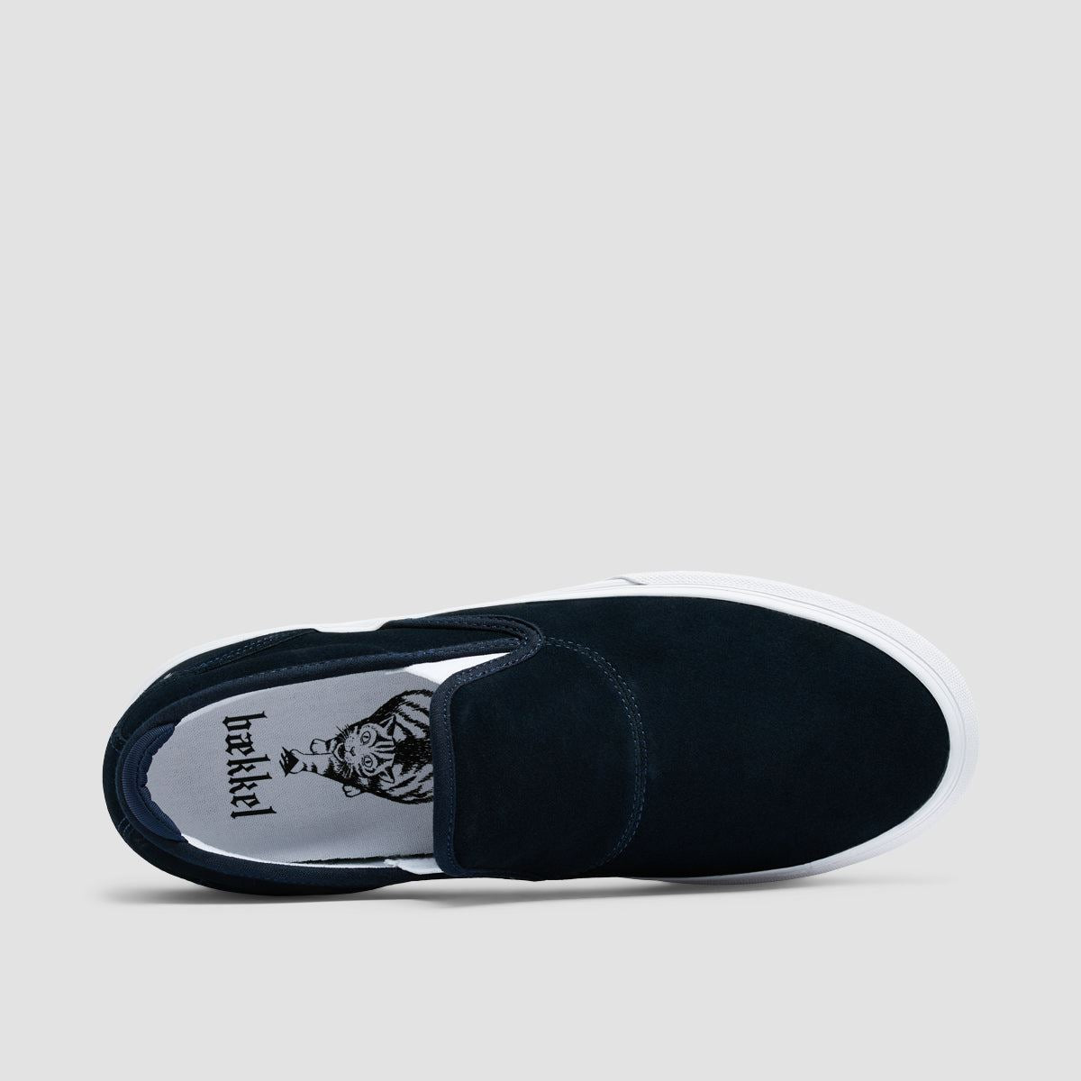 Emerica Wino G6 Slip On Shoes Kevin Baekkel Navy/White