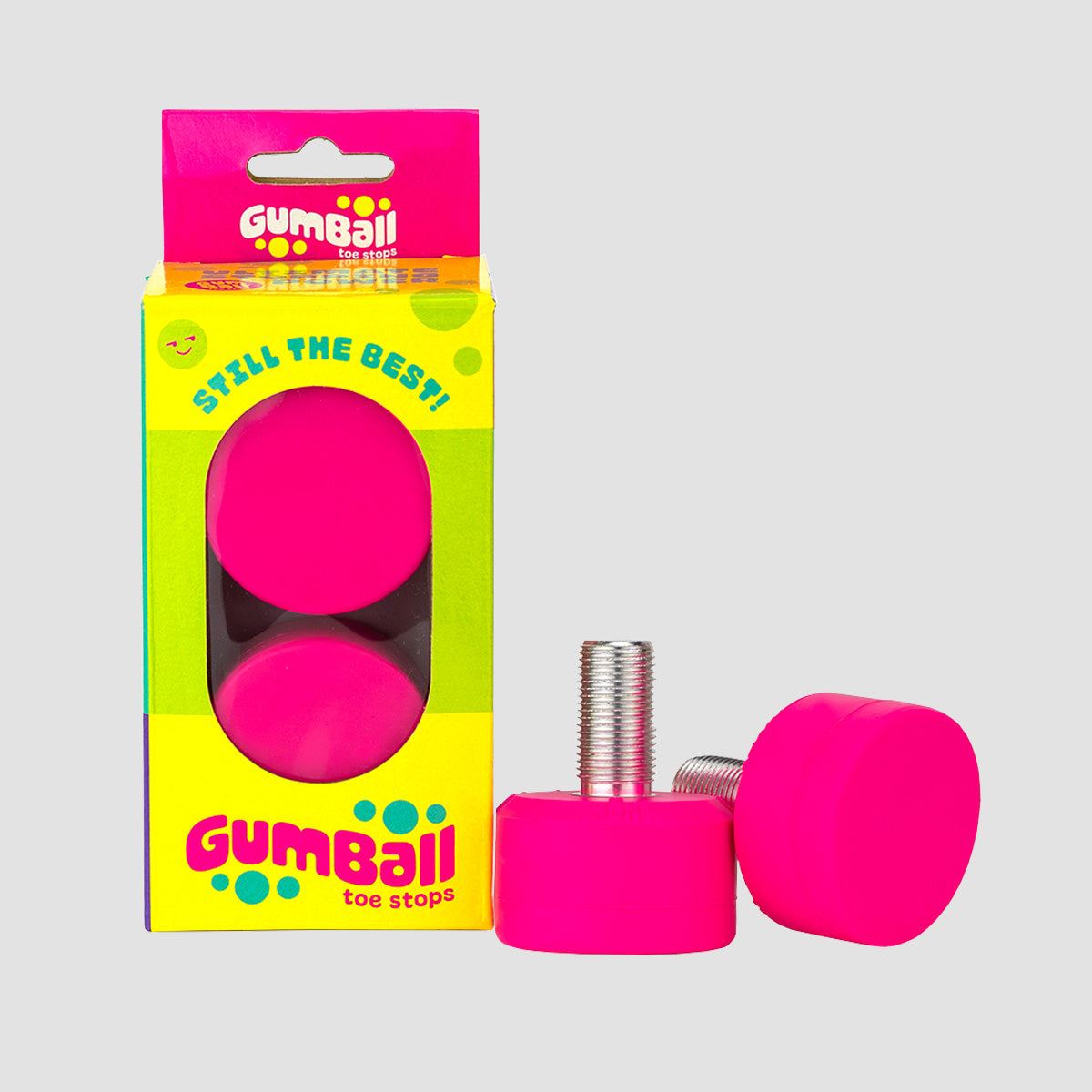 Gumball 75A Toe Stops Cherry Long 30mm x2