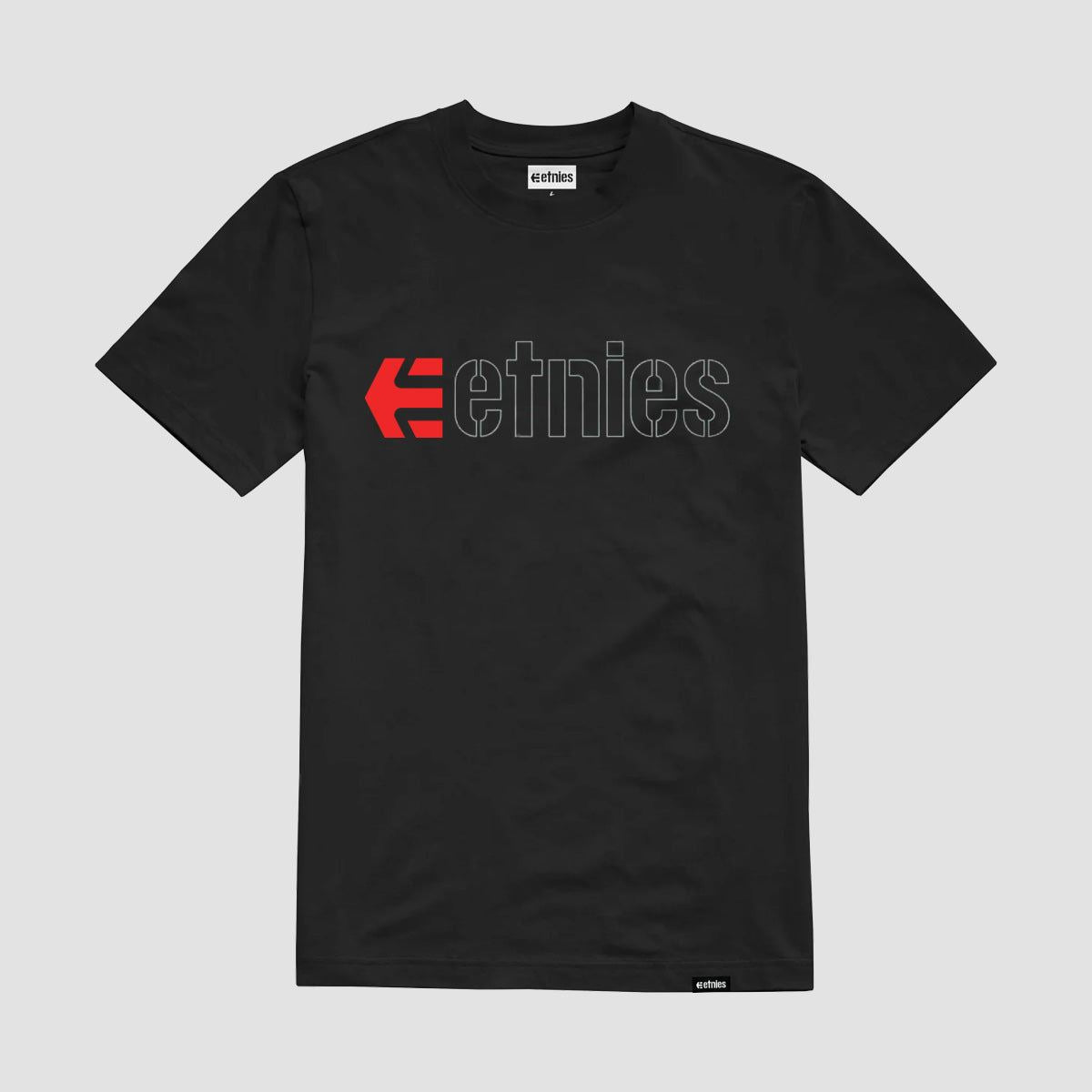 Etnies Ecorp T-Shirt Black/Red/White