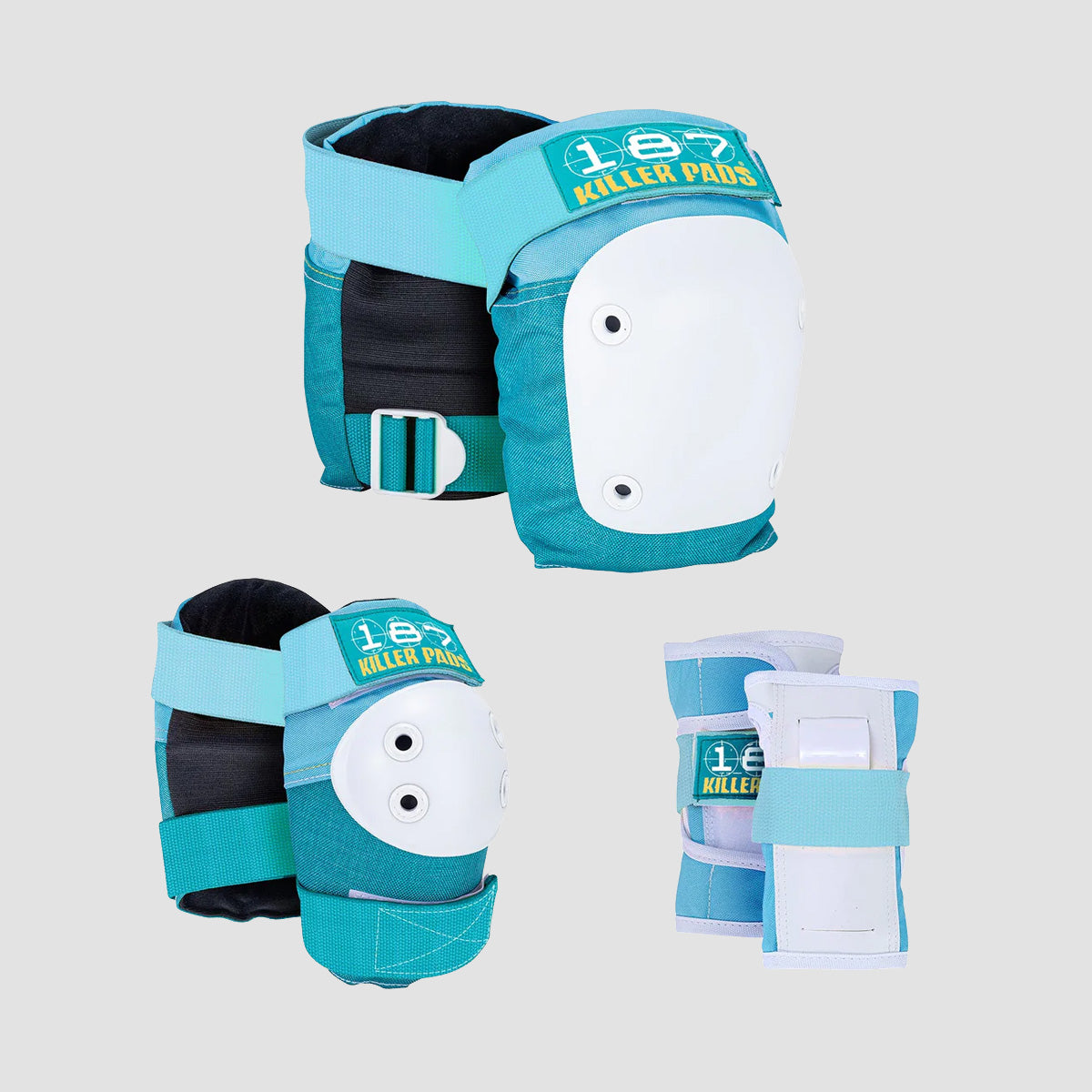 187 Killer Pads Adult Six Pack Set Teal