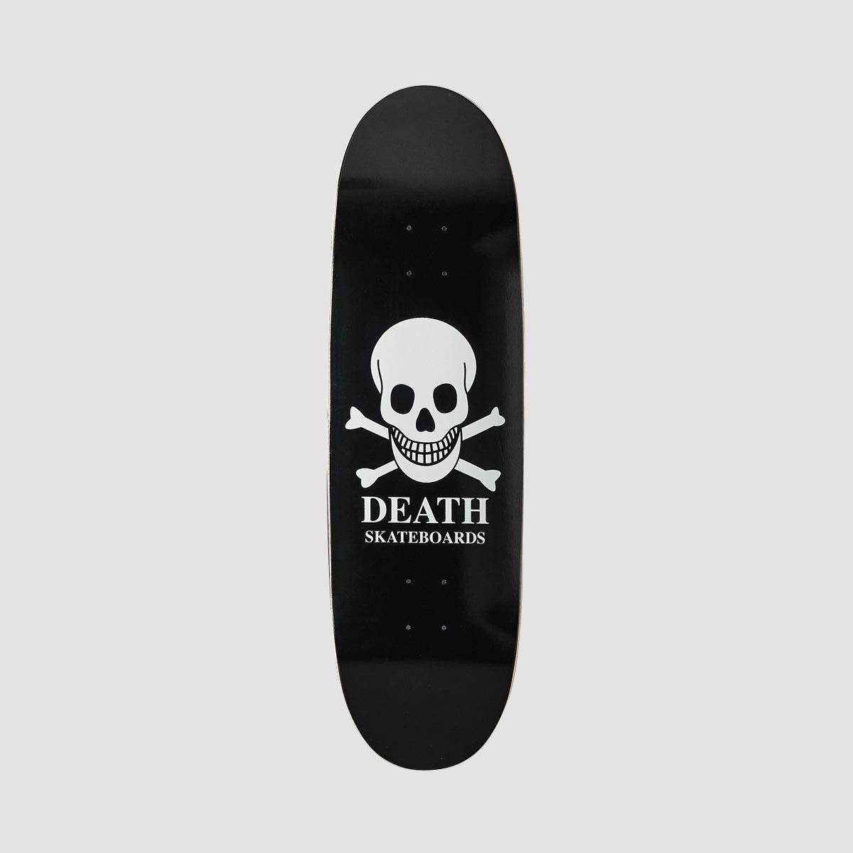 Death OG Skull 90s Lozenge Skateboard Deck Black - 9.1"