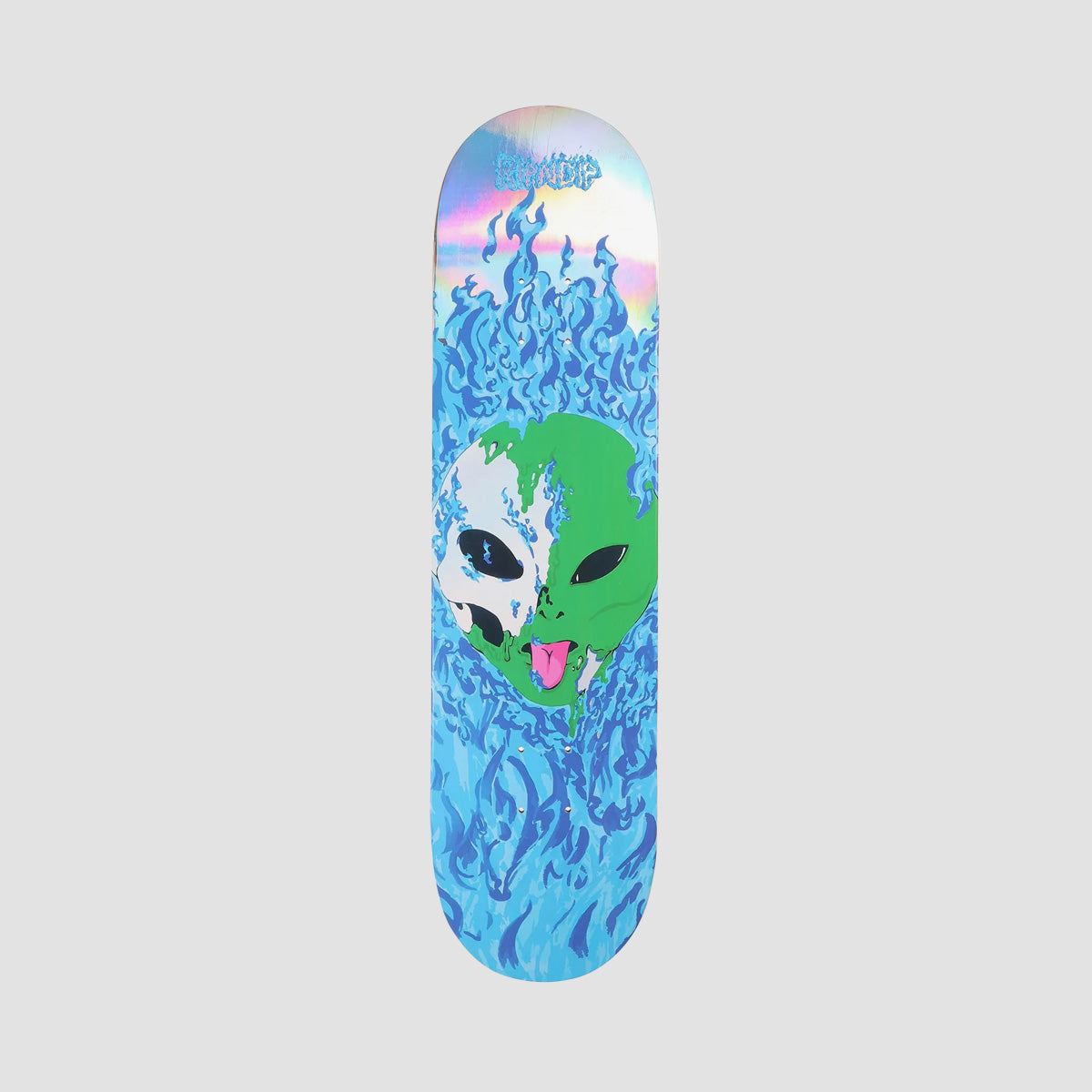 RIPNDIP Alien In Heck Skateboard Deck Blue - 8"