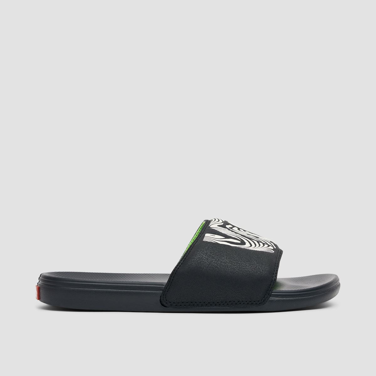 Vans La Costa Slide-On Sandals Trippy Grain Black/Black