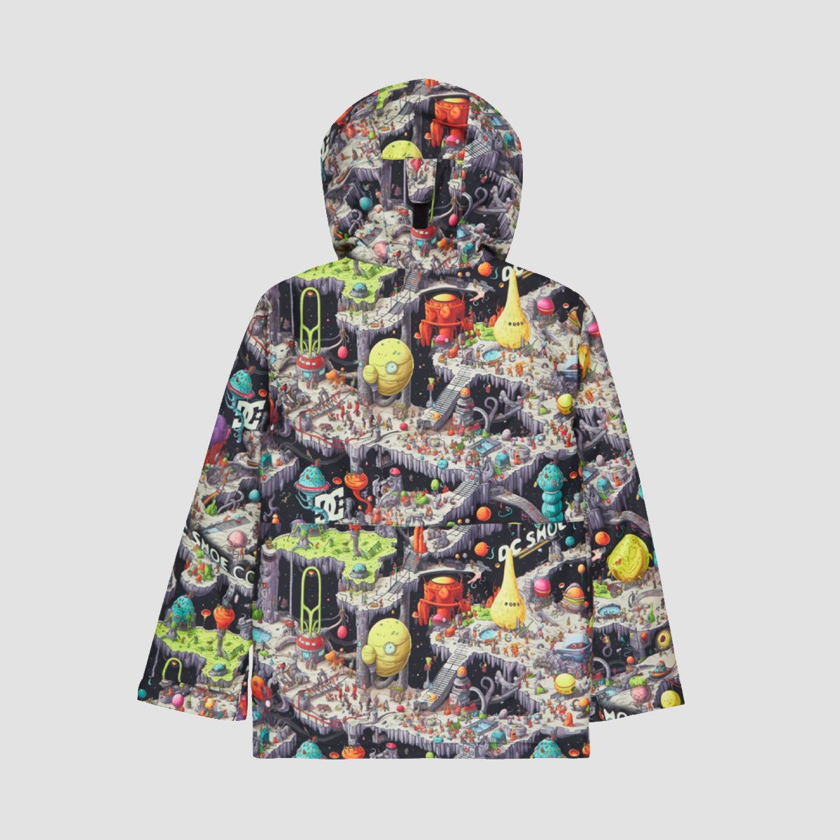 DC Basis Print 10K Snow Jacket Outer World Black - Kids