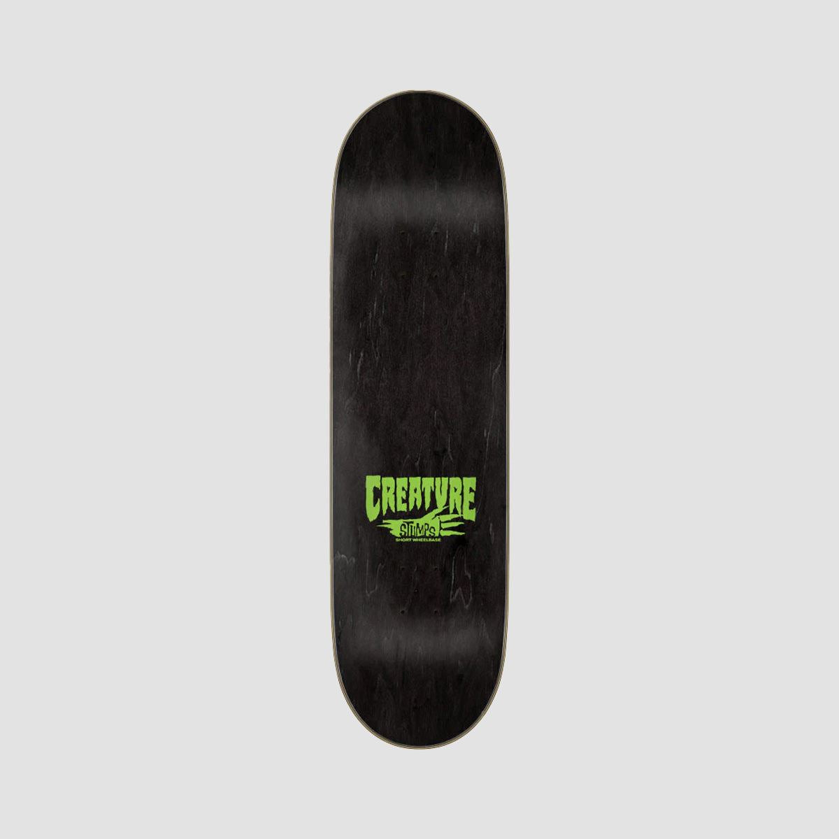 Creature Logo Outline Stumps Skateboard Deck Various Stains - 8.6"