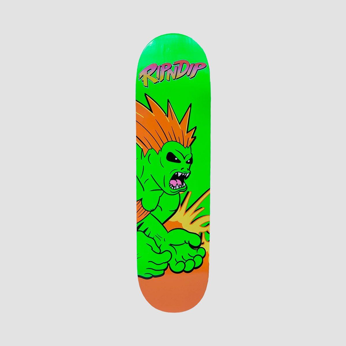 Ripndip Button Mash Skateboard Deck Green - 8"