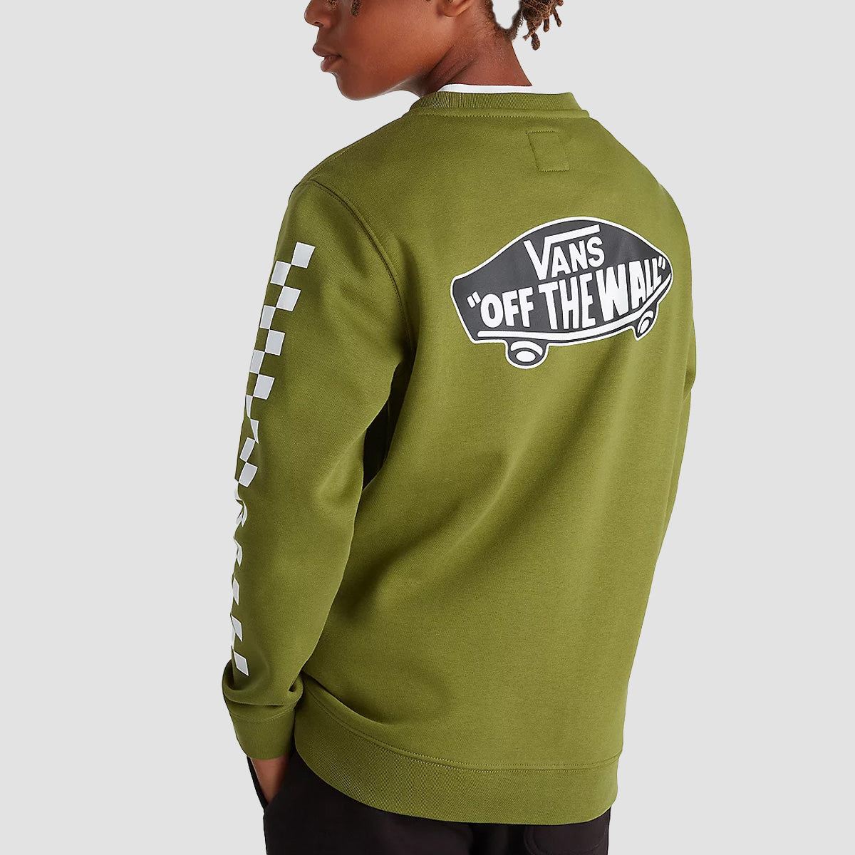 Vans Exposition Check Crew Sweatshirt Mountain View - Kids