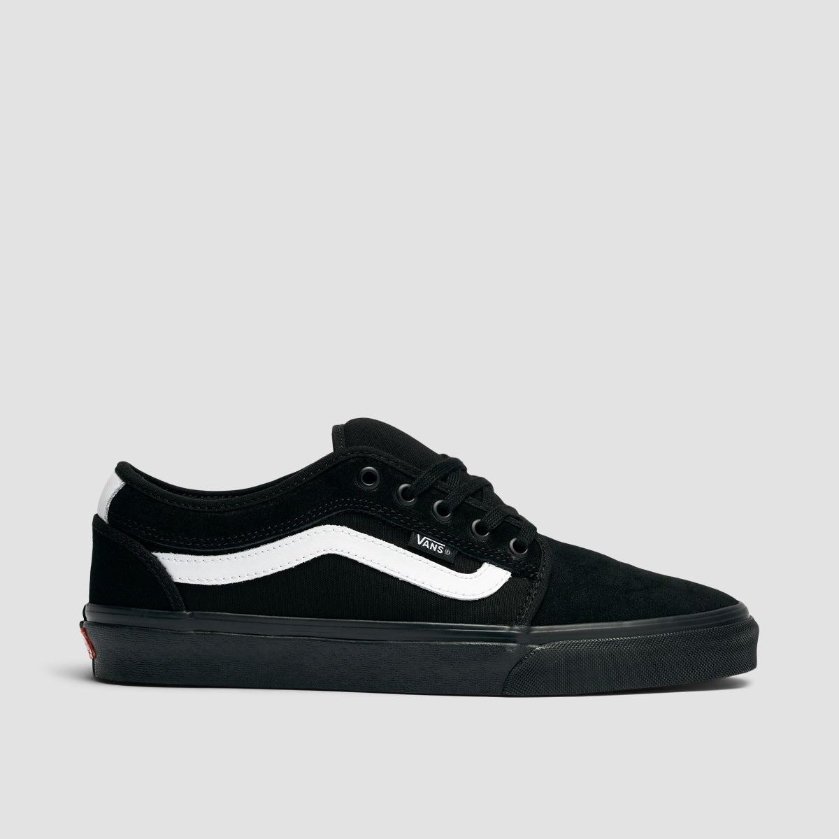 Vans Chukka Sidestripe Shoes - Black/Black/White