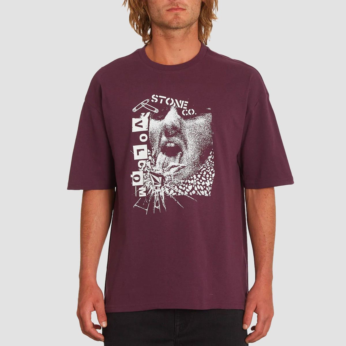 Volcom Safetytee LSE T-Shirt Mulberry